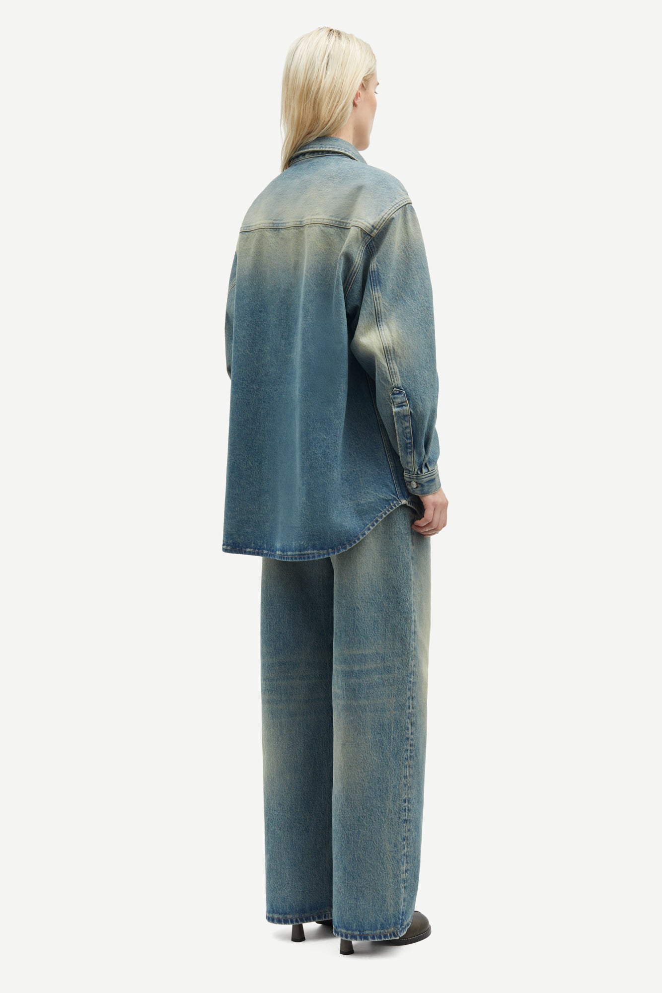 Salea Grime Denim Overshirt