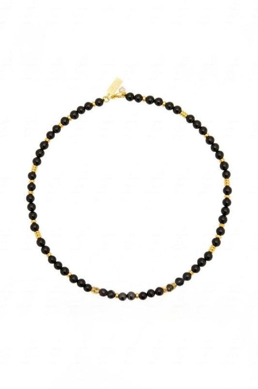Jaipur Black Agate Necklace