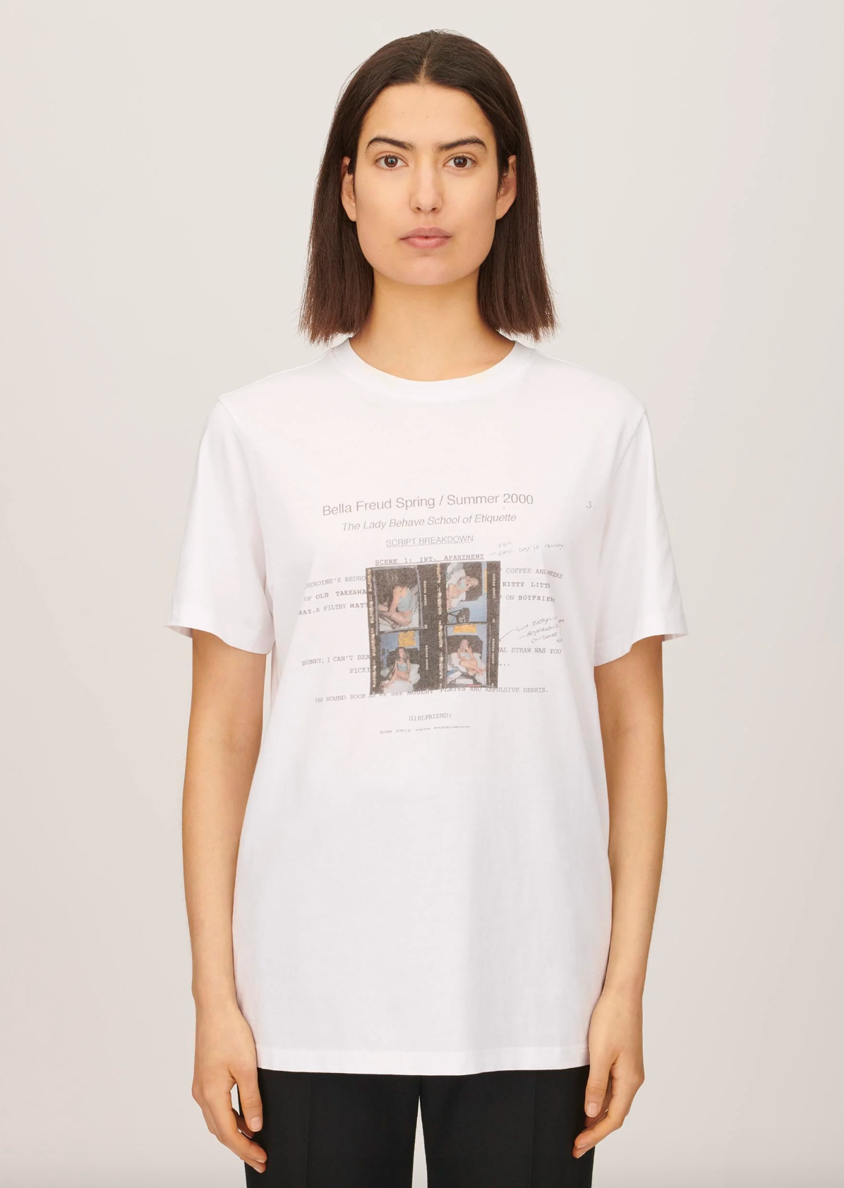 Lady Behave White T-Shirt