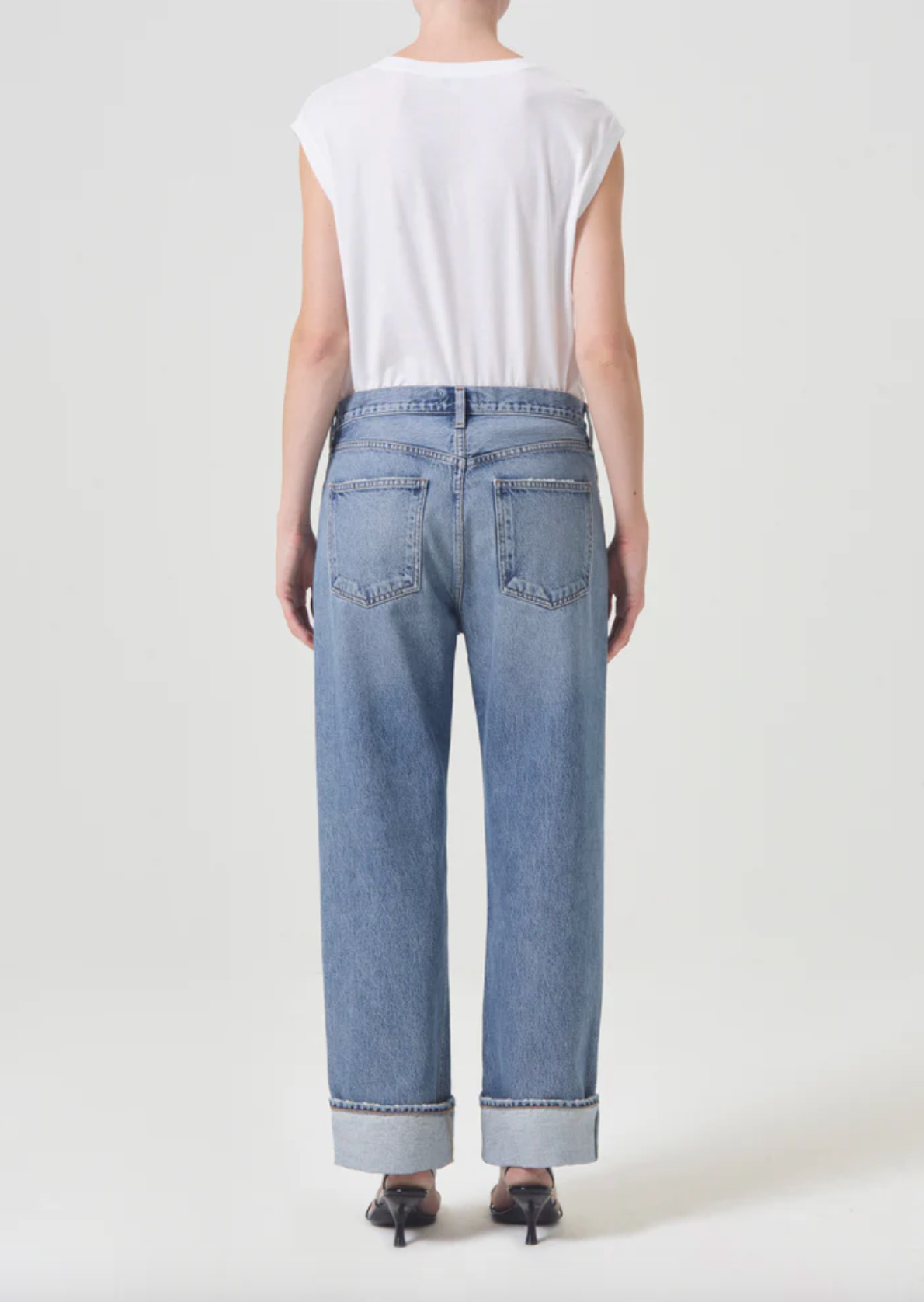 Agolde - Fran Invention Low-Slung Straight Jeans - Image 2 of 6