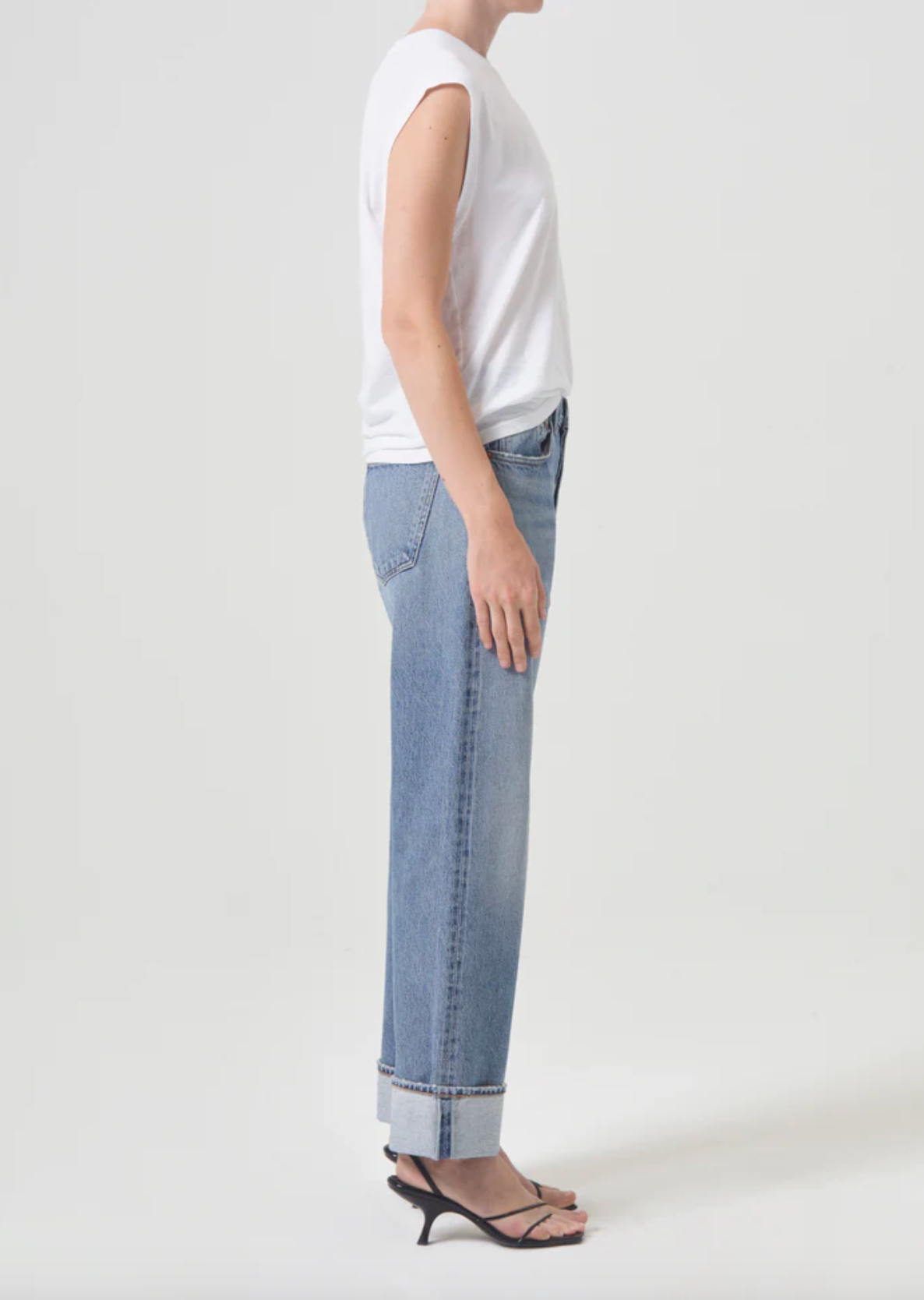 Agolde - Fran Invention Low-Slung Straight Jeans - Image 3 of 6