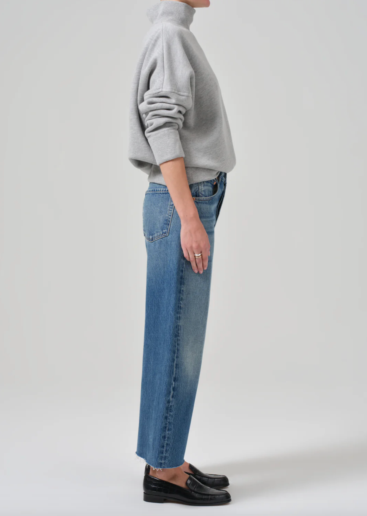 Ayla Dohen Raw Hem Jeans