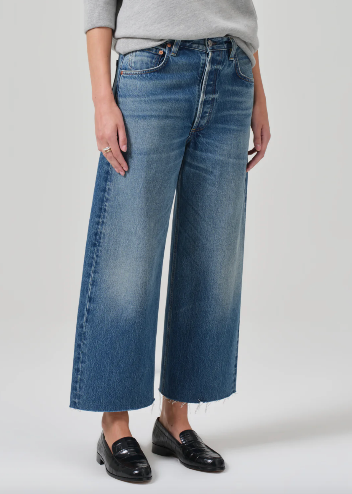 Ayla Dohen Raw Hem Jeans