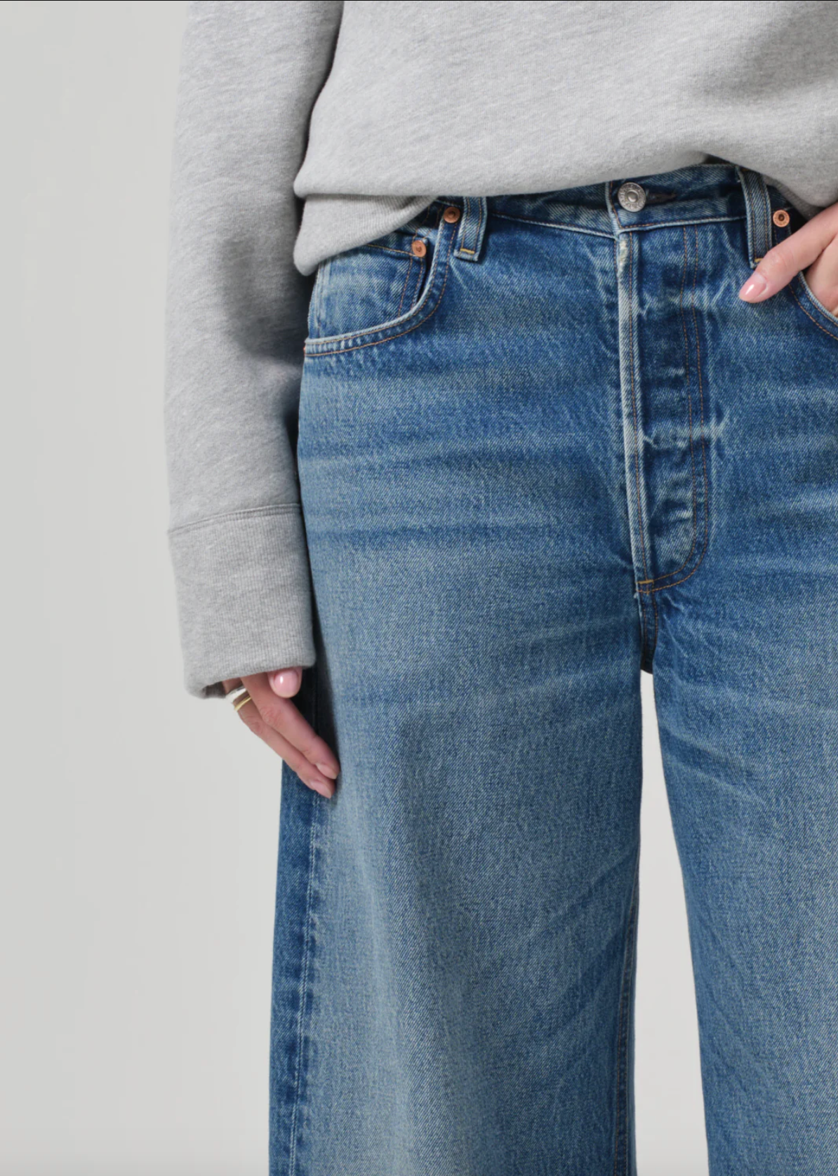 Ayla Dohen Raw Hem Jeans