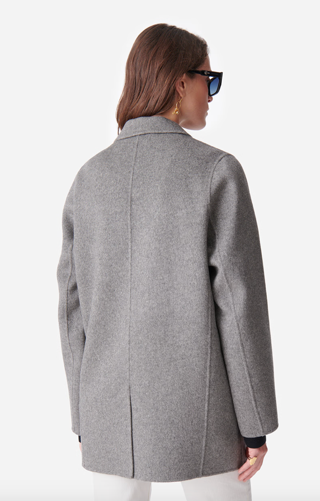 Marc Grey Wool-Blend Jacket