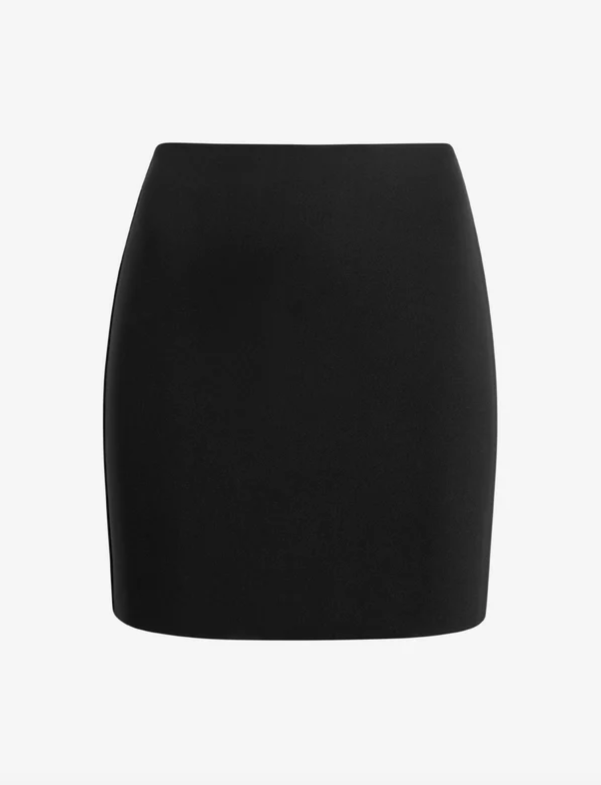 Neoprene Black Micro Mini-Skirt