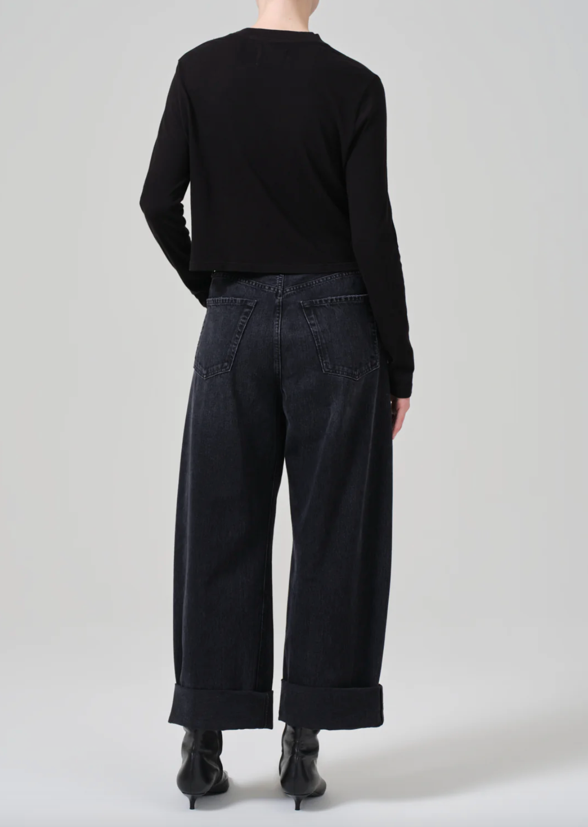 Ayla Baggy Voila Cuffed Crop Jeans