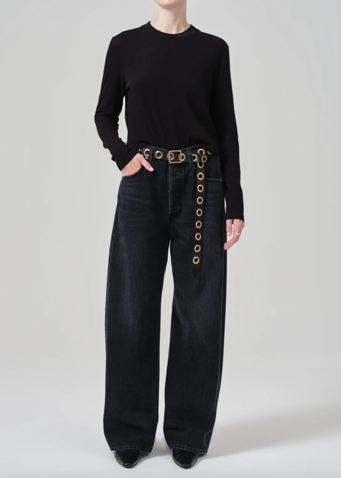 Ayla Baggy Voila Cuffed Crop Jeans