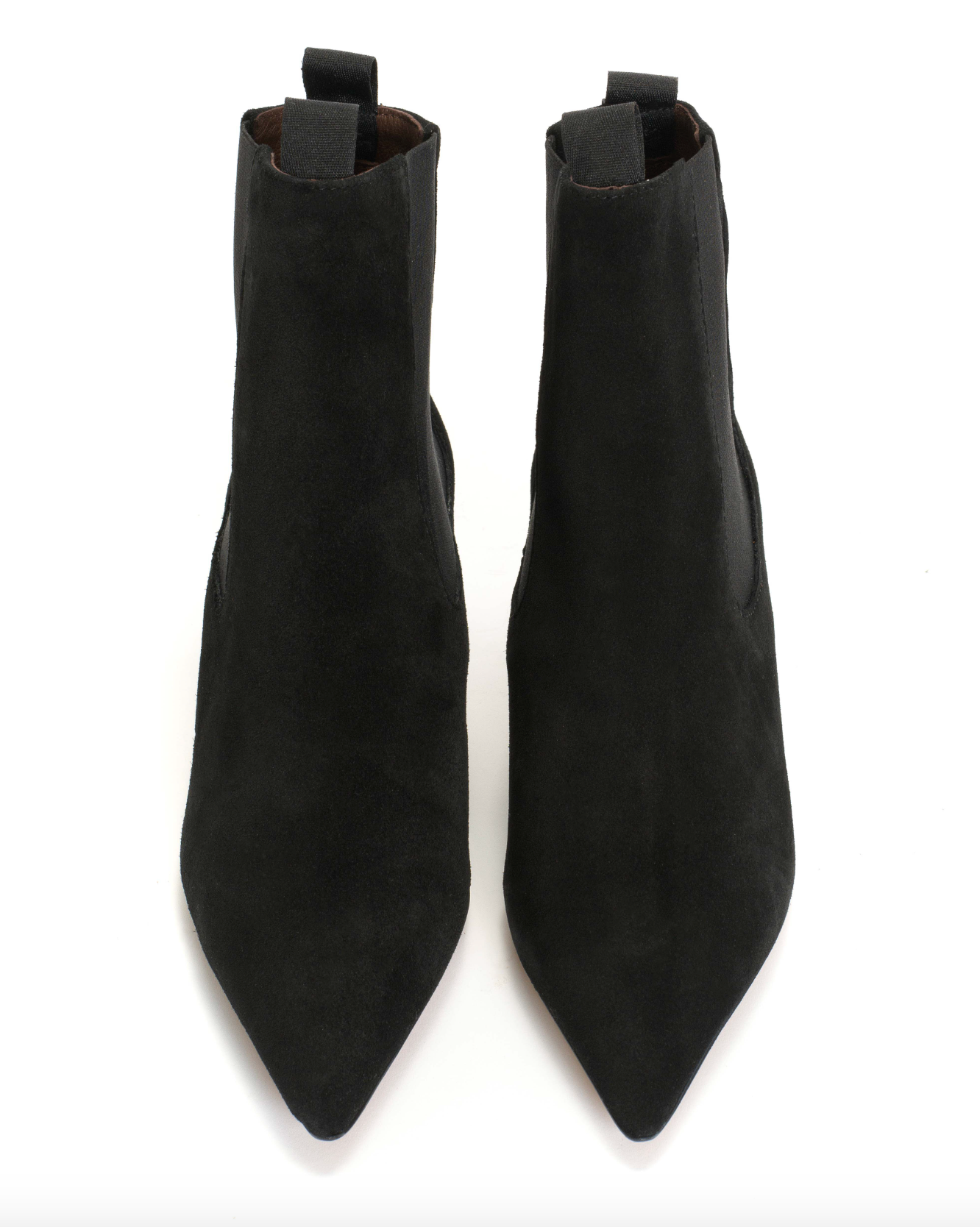 Navia Black Suede Leather Boots