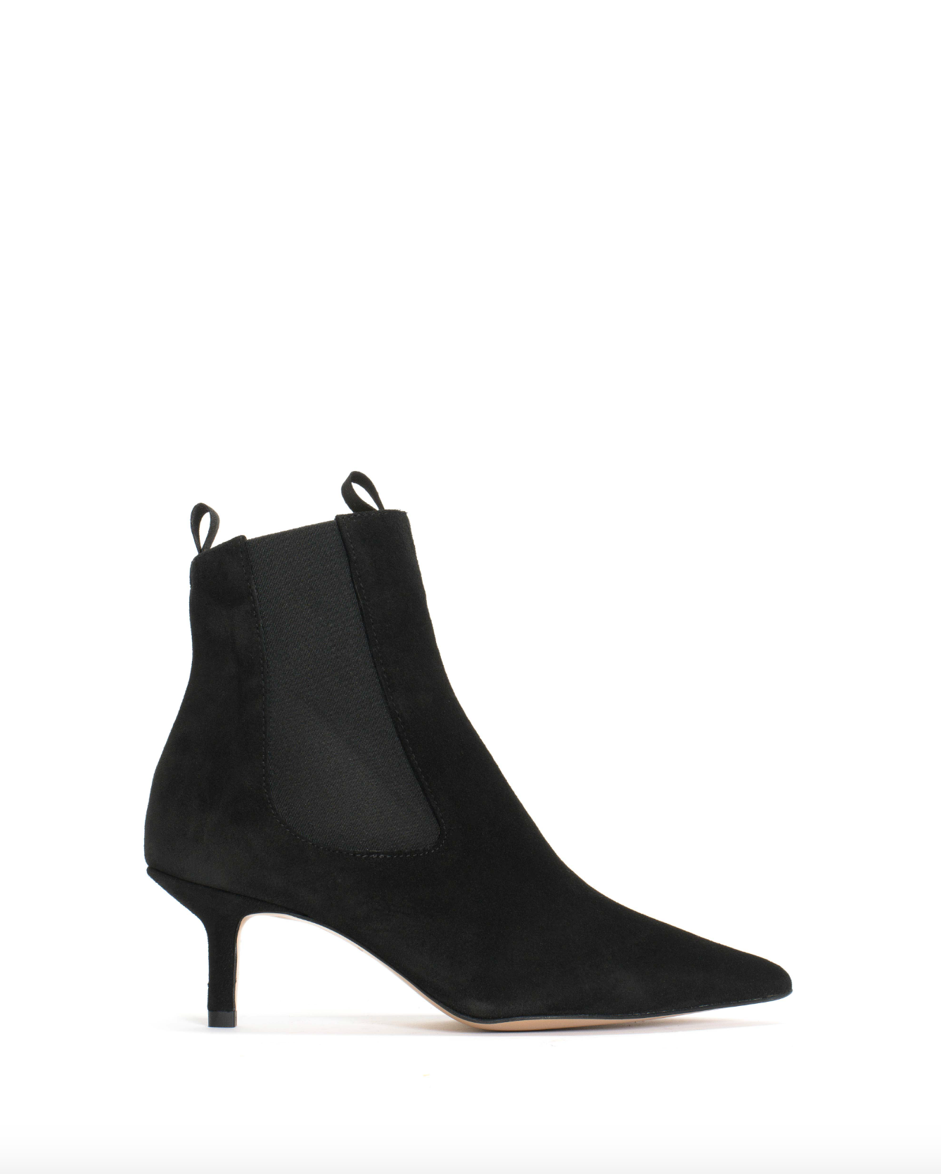 Navia Black Suede Leather Boots