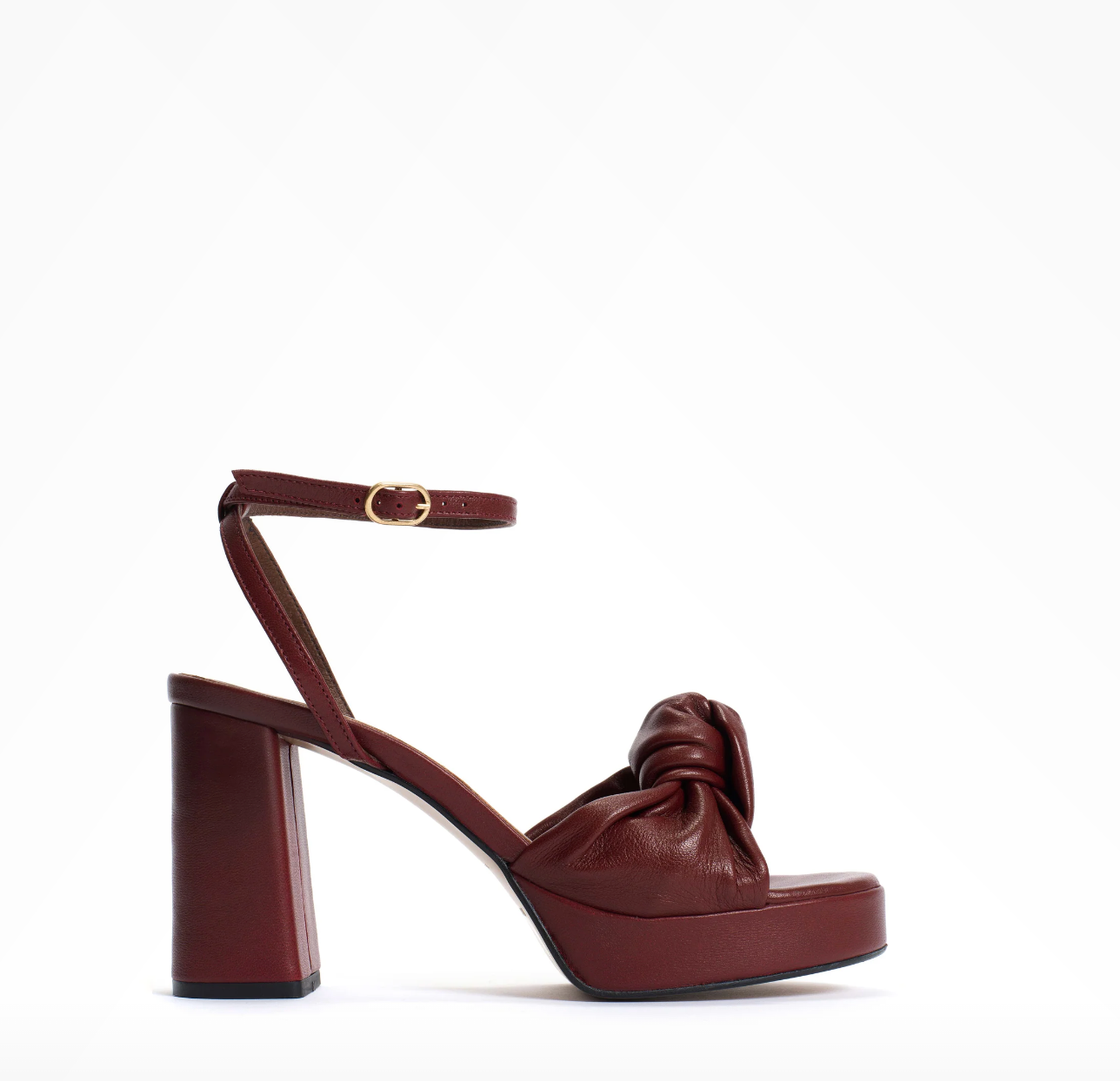 Aliza Pomegranate Platform Sandals