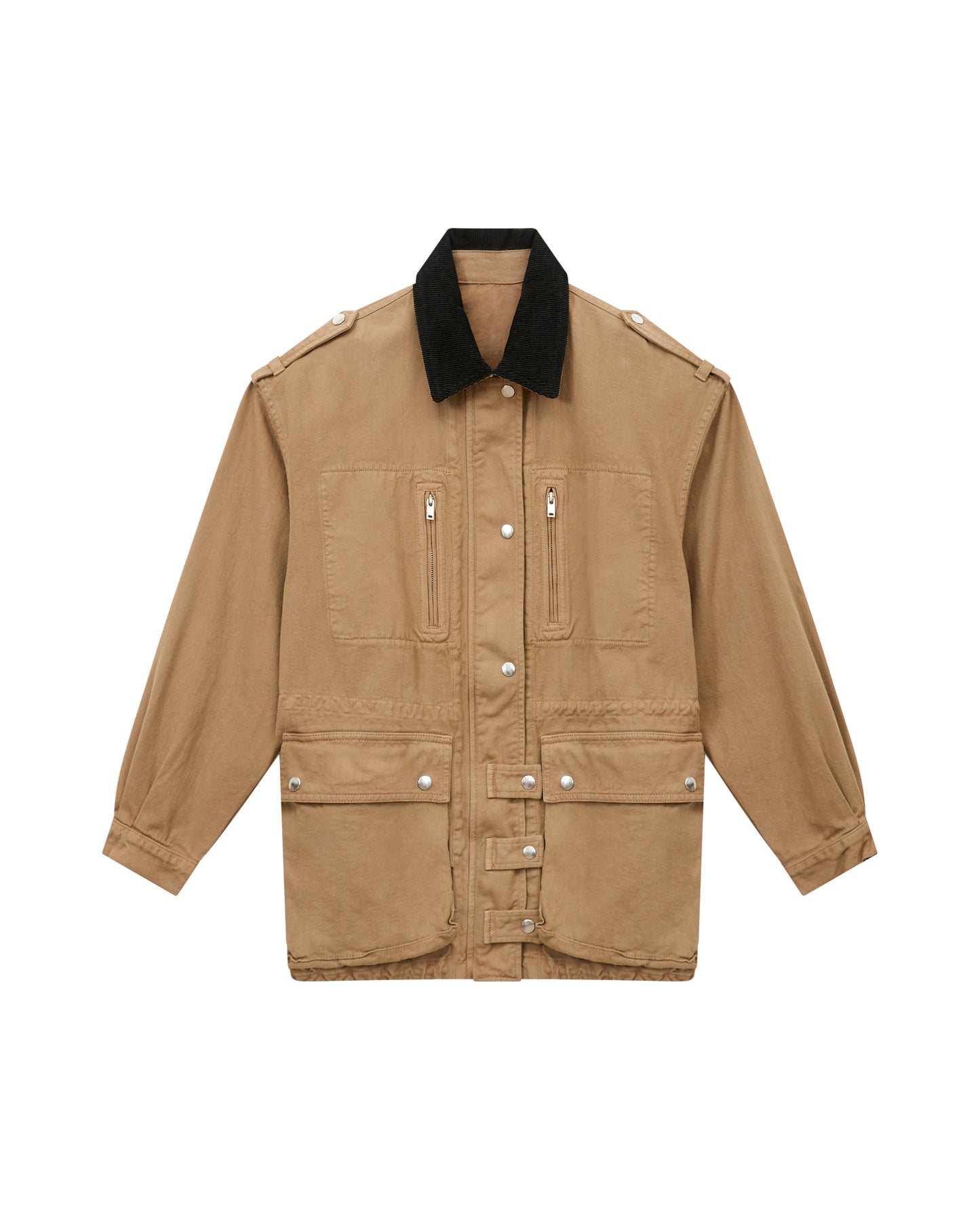 Joanna Khaki Utility Jacket