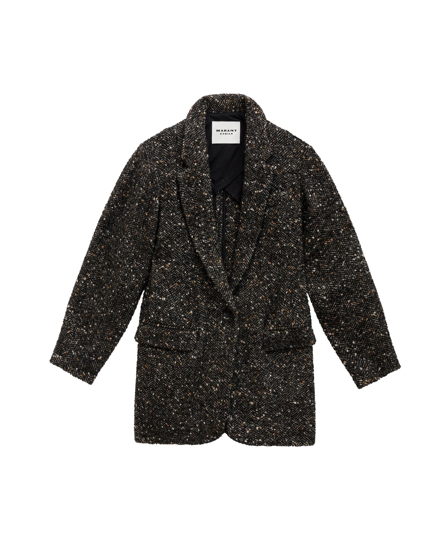 Hayden Flecked Black Jacket