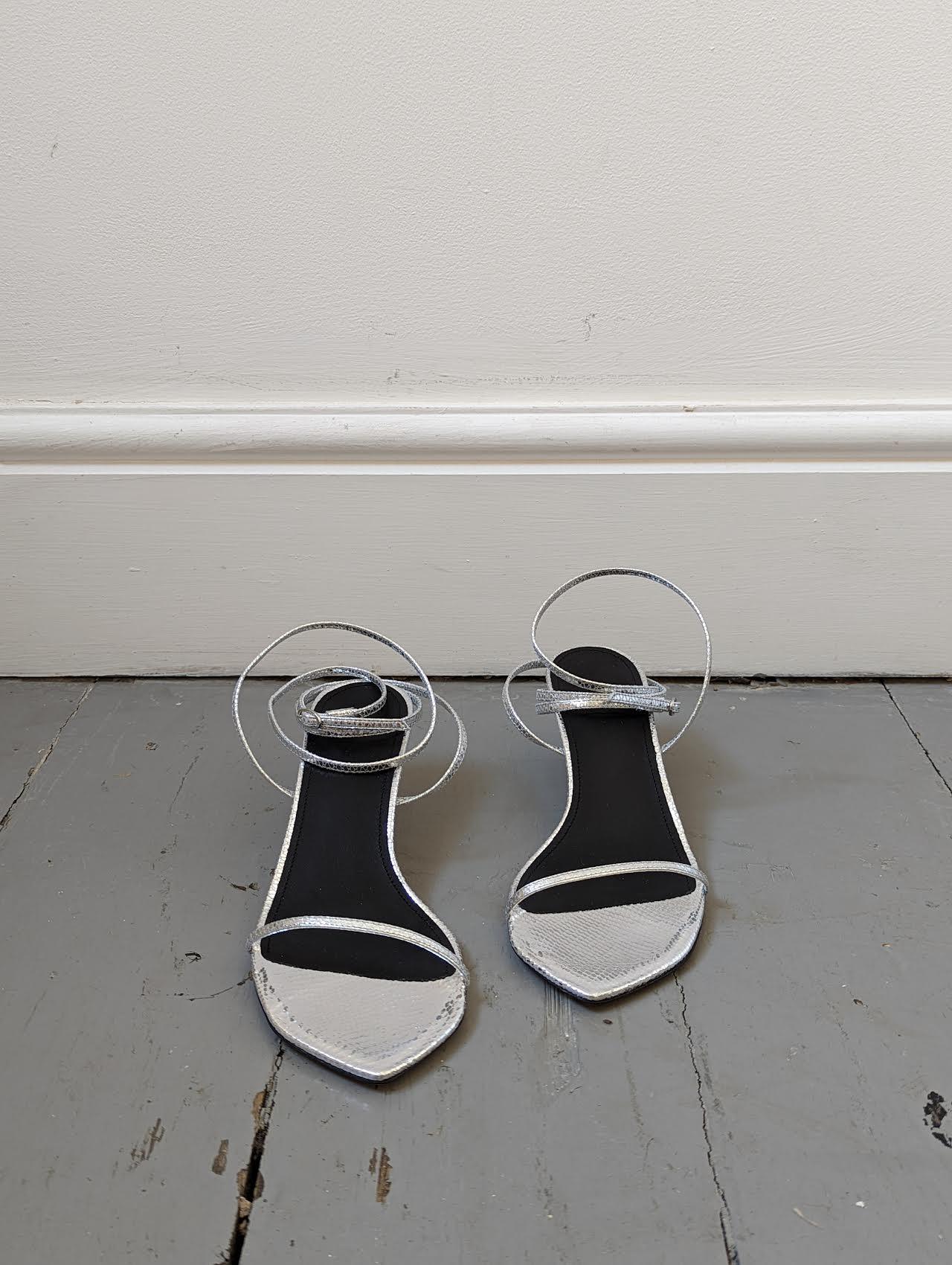 Isabel marant hot sale silver sandals