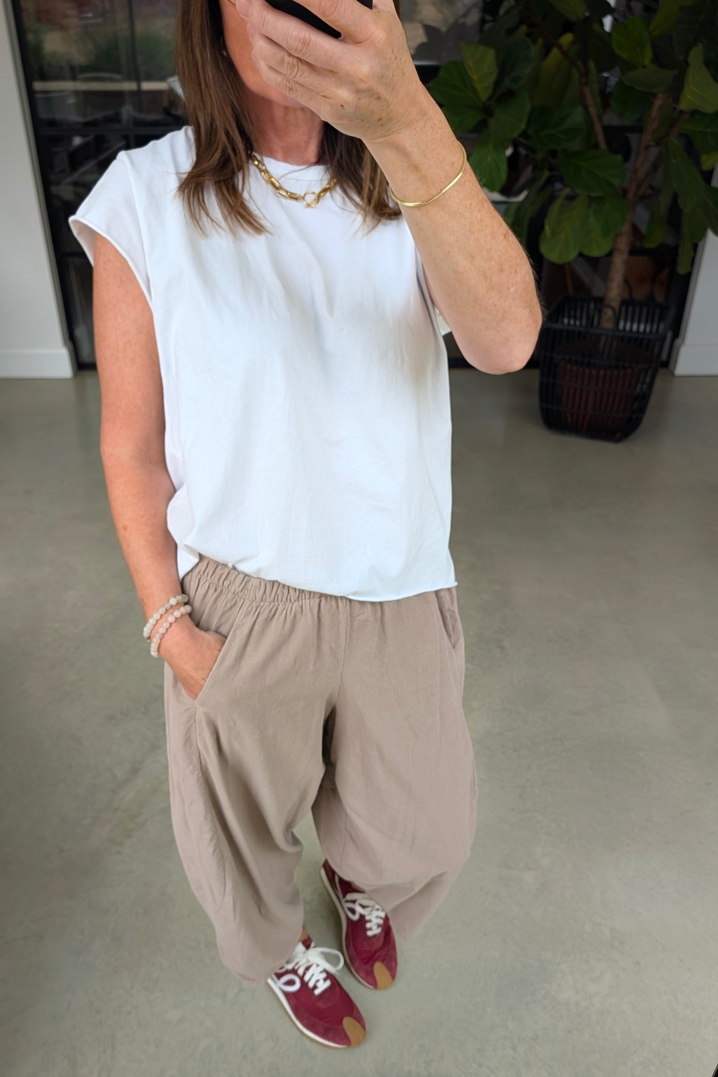 Baby Cord Barrel Pants