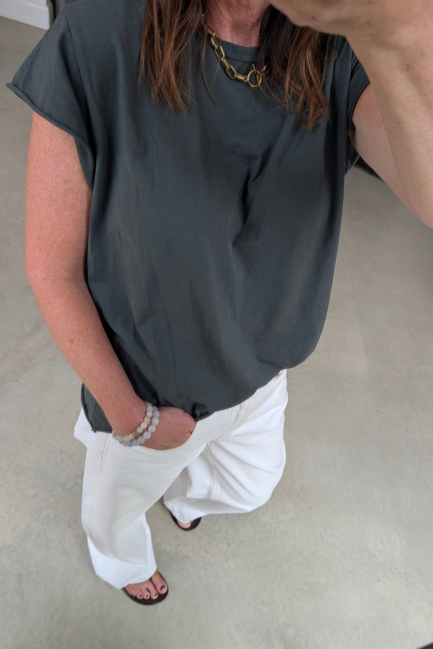 Essential Rolled Finish T-shirt