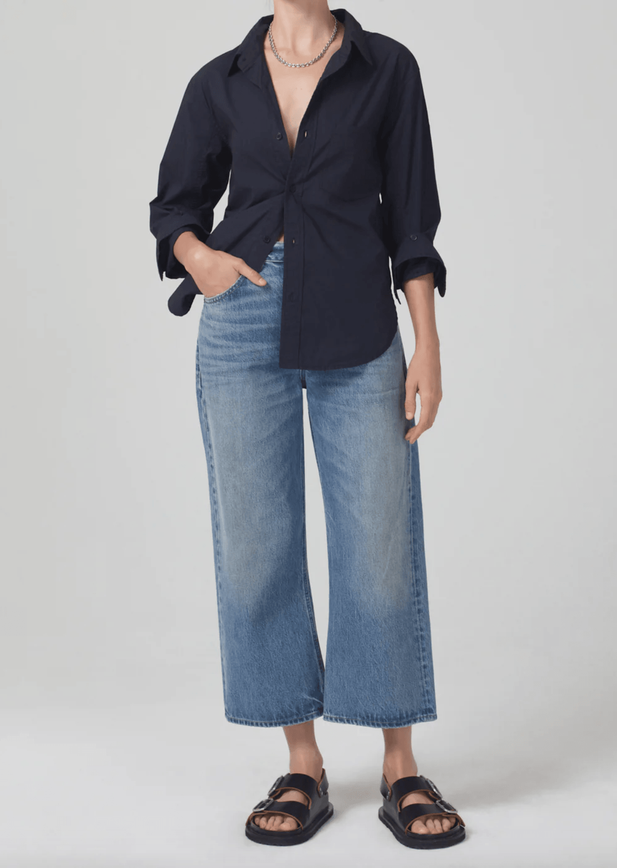 Denim gaucho hot sale
