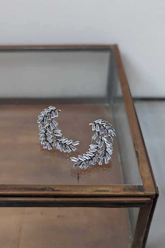Marant Etoile - Glass Feather Stud Earrings - 32 The Guild