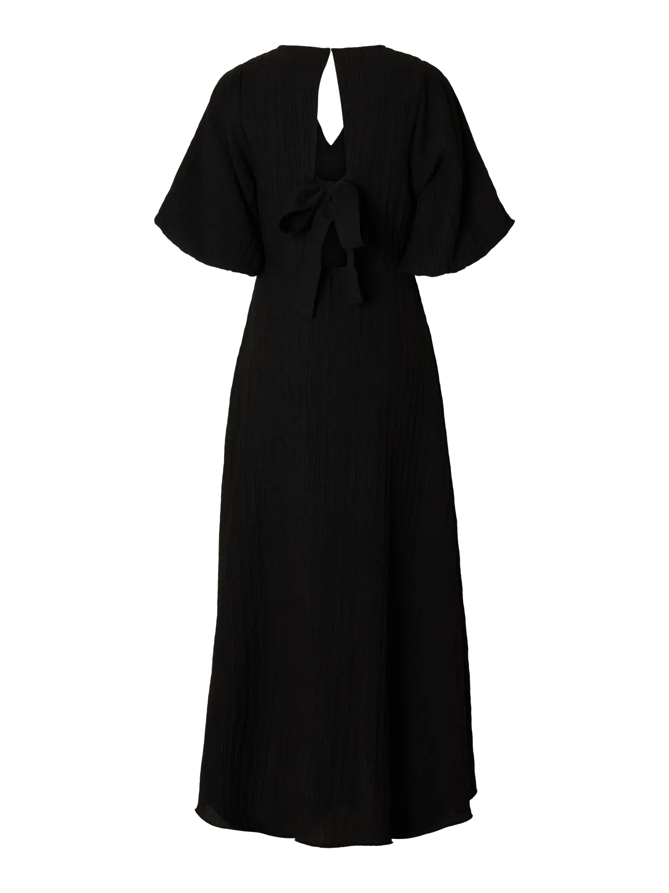 Slfmaddie Black Balloon Sleeve Maxi Dress