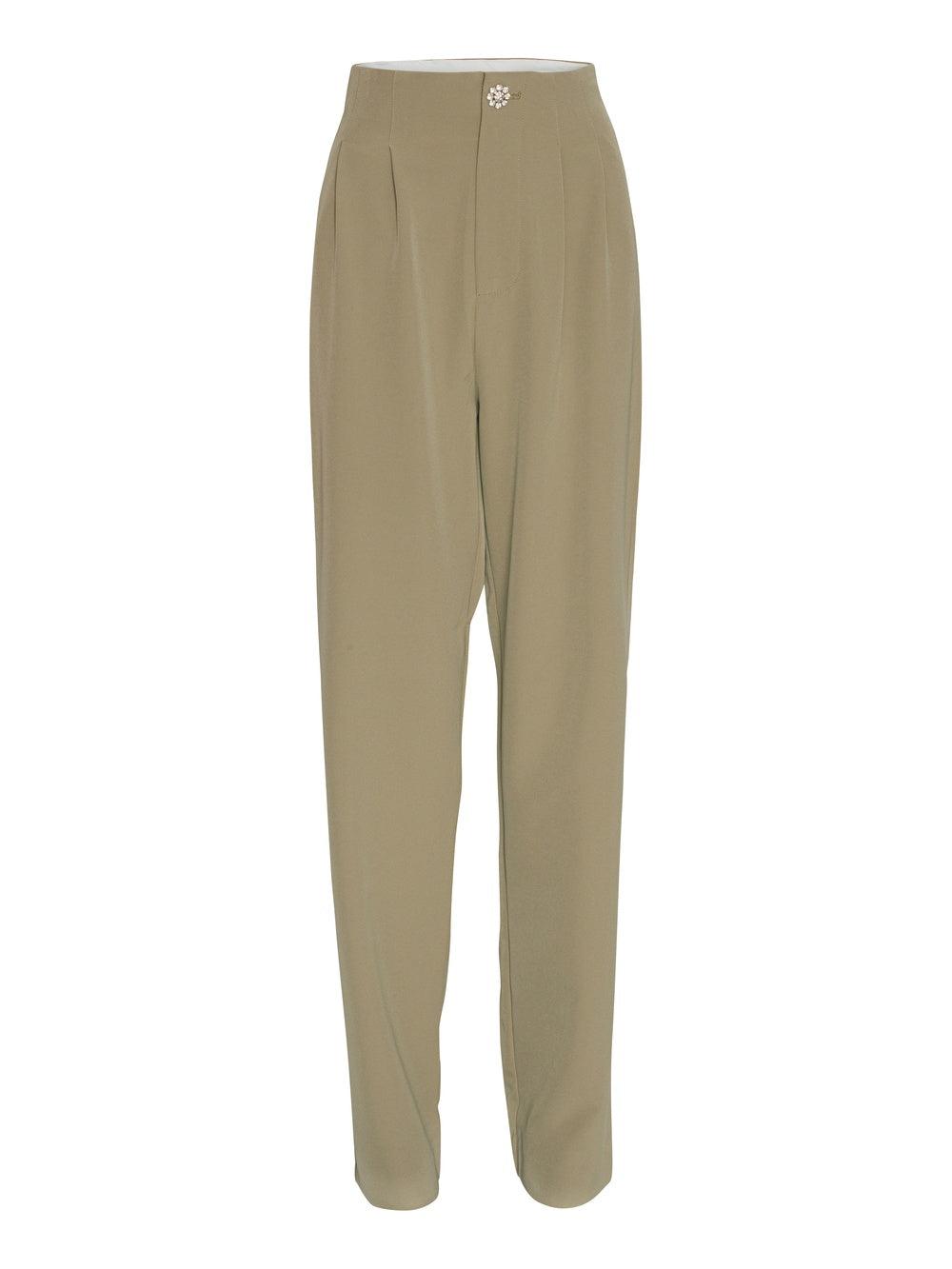 custommade - Prudence Mermaid Green Tailored Trousers - 32 The Guild
