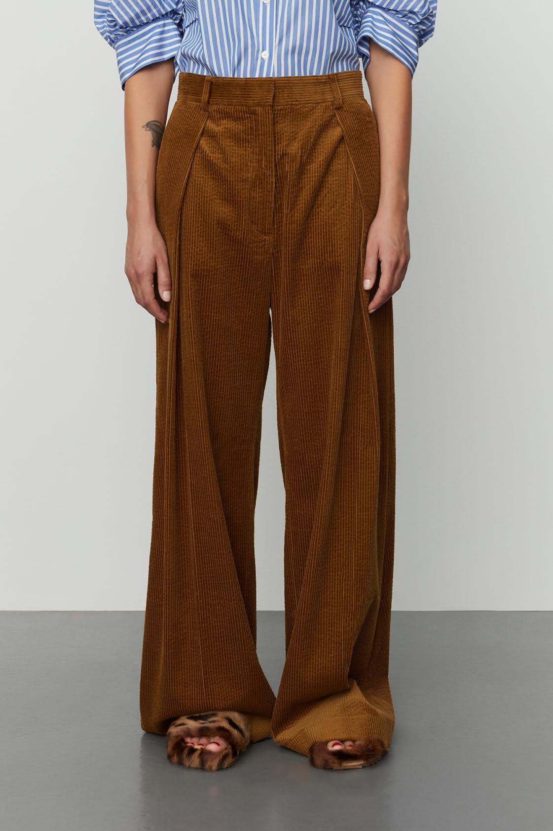 Ricardo Corduroy Wide Leg Trousers