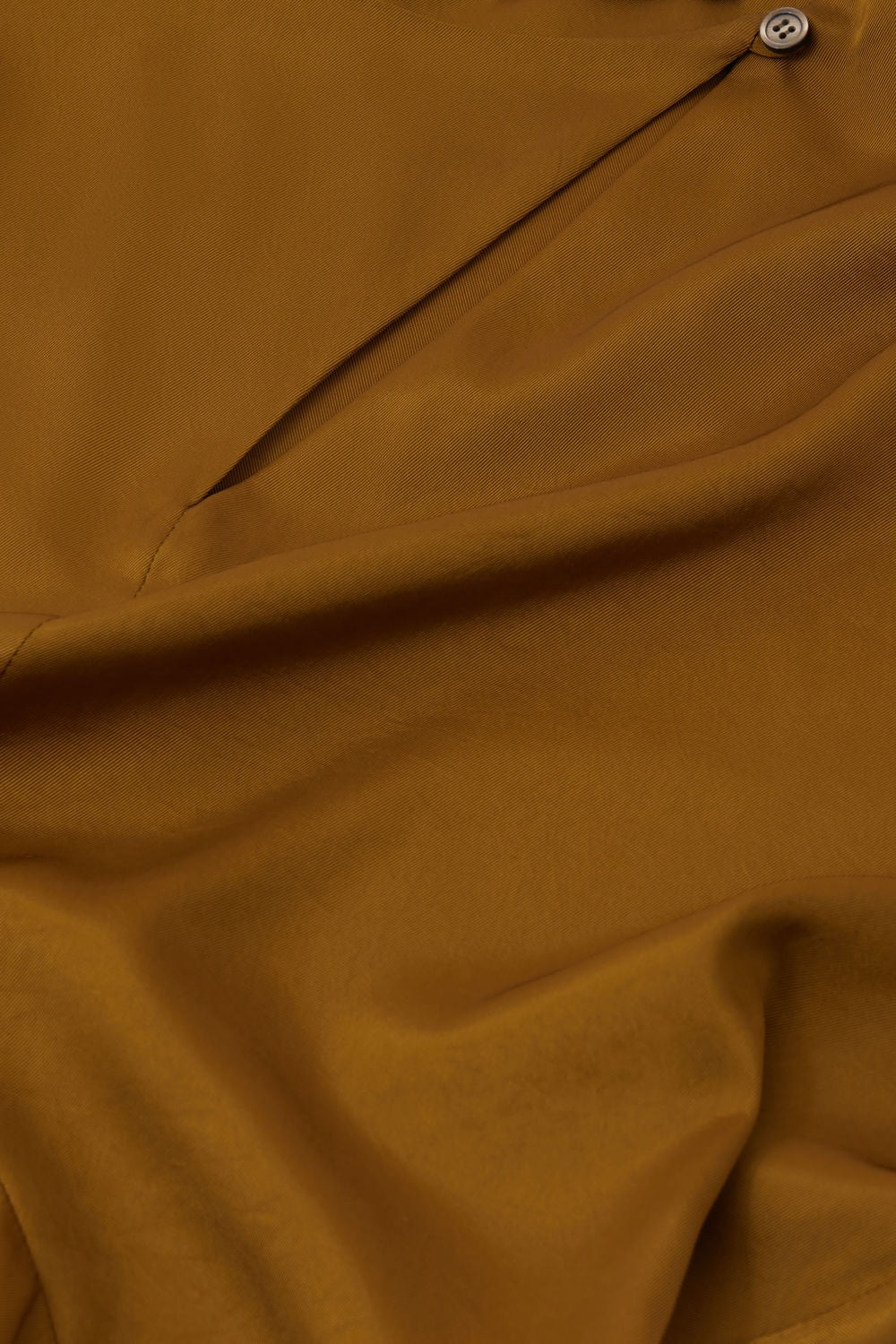 Ella Draped Dress in Fluid Bronze Twill