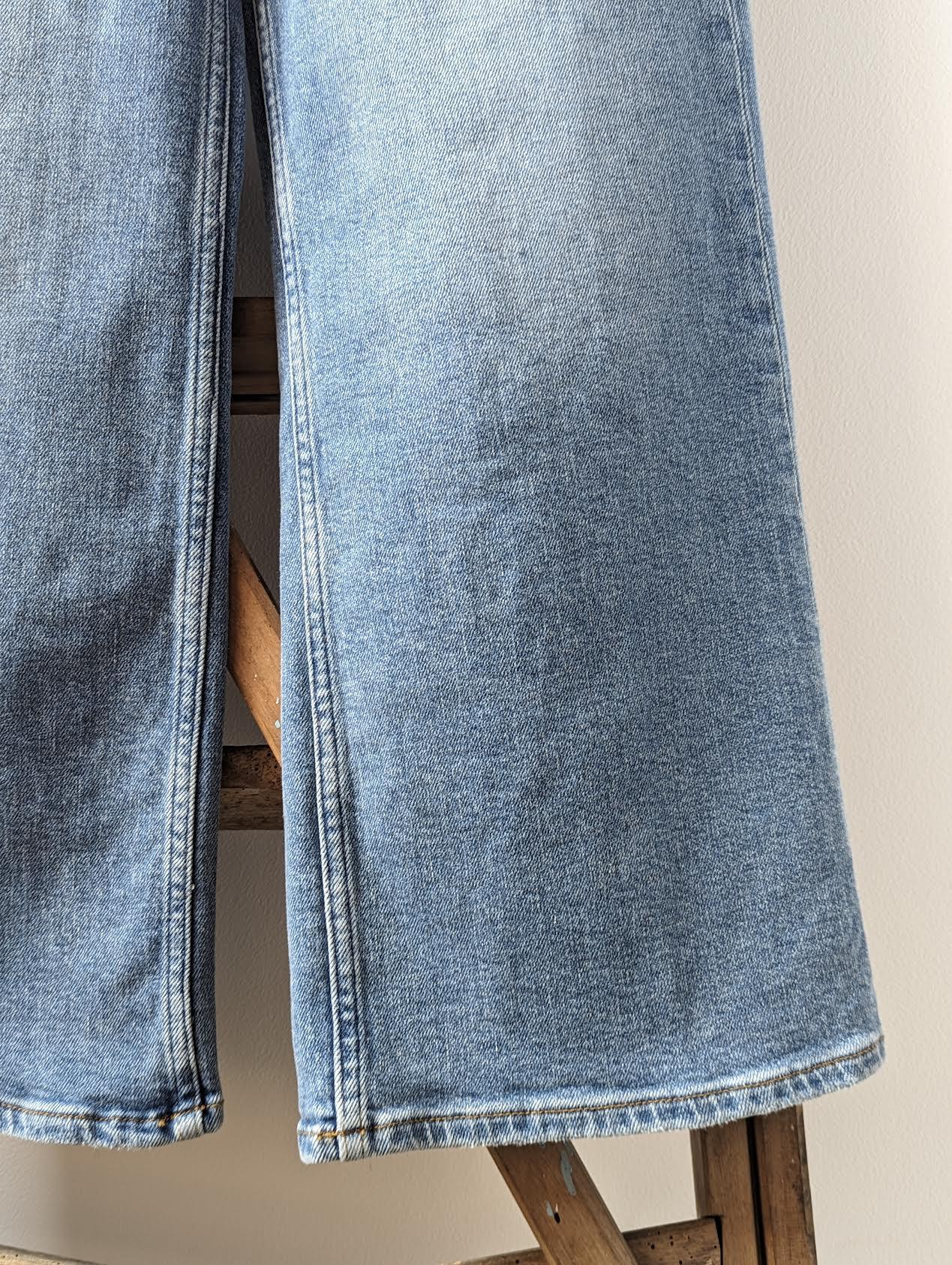 Re/Done - Wide-Leg Blazed Indigo Jeans - 32 The Guild