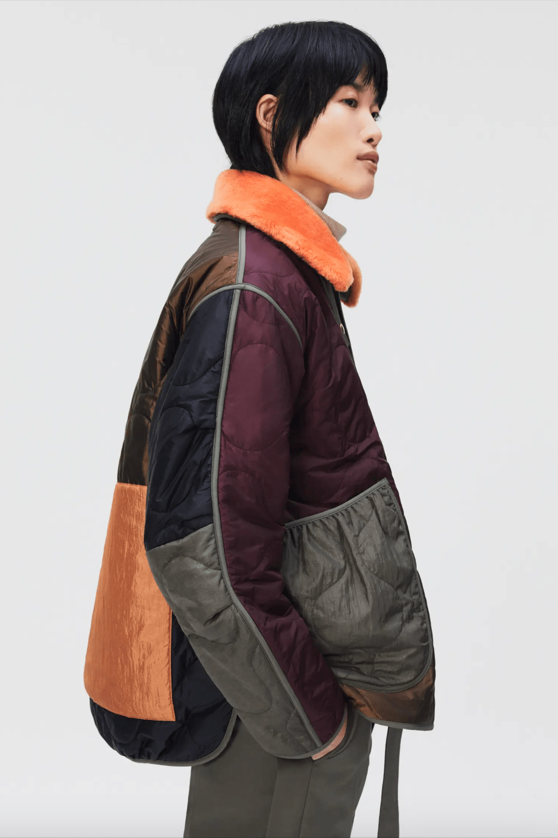 Marfa Stance - Wine Reversible Patchwork Jacket - 32 The Guild