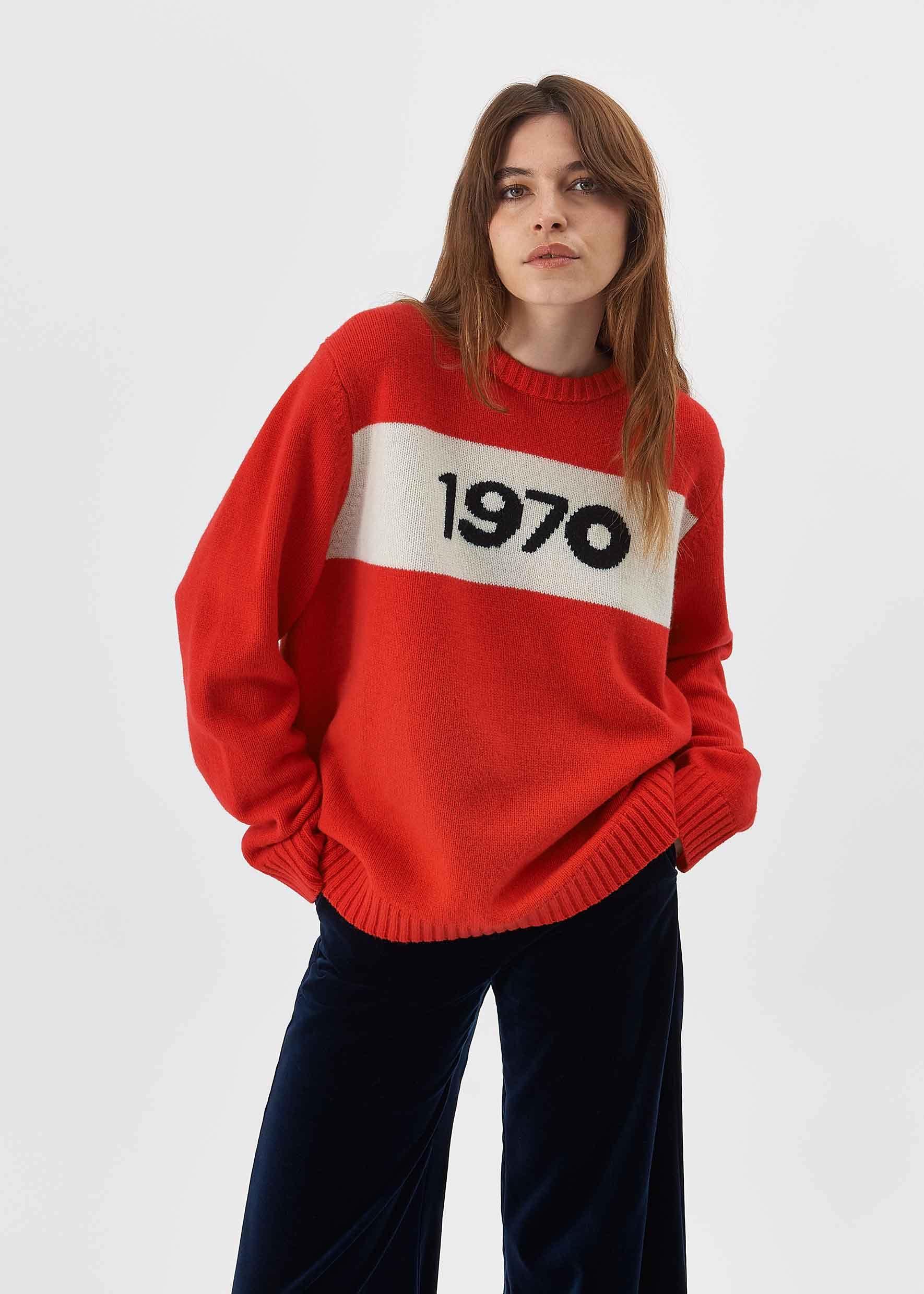 1970 Red Oversized Jumper 32 The Guild