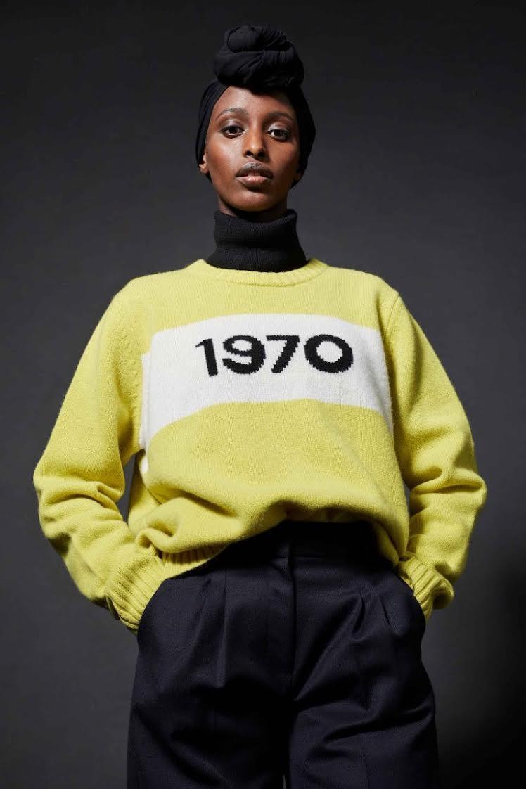 Bella Freud - 1970 Yellow Oversized Jumper - 32 The Guild 