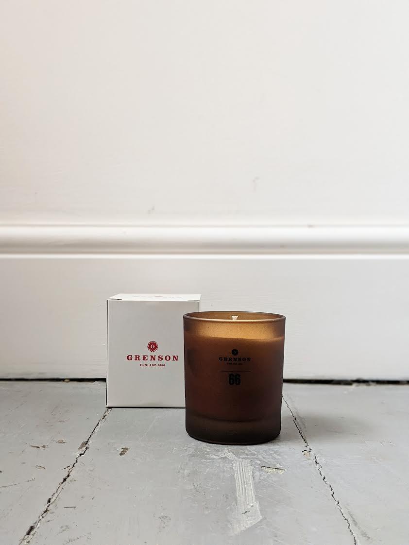 Grenson - 66 Green Grass, Spice & Wood Candle - 32 The Guild 