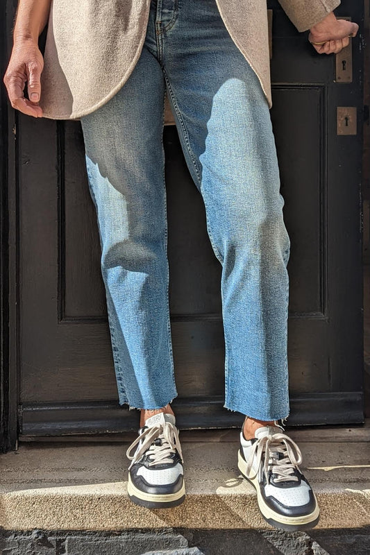 Re/Done - 70s Indigo Storm Stove Pipe Jeans - 32 The Guild