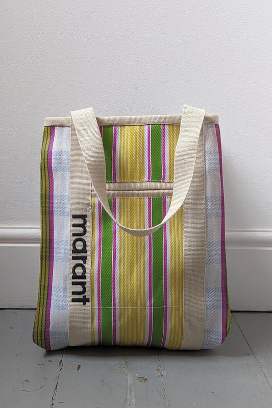 Marant Etoile - Darwen Yellow Striped Tote Bag - 32 The Guild
