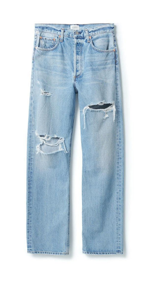 Citizens of Humanity - Eva Chamberlain Relaxed Distressed Jeans - 32 The Guild 