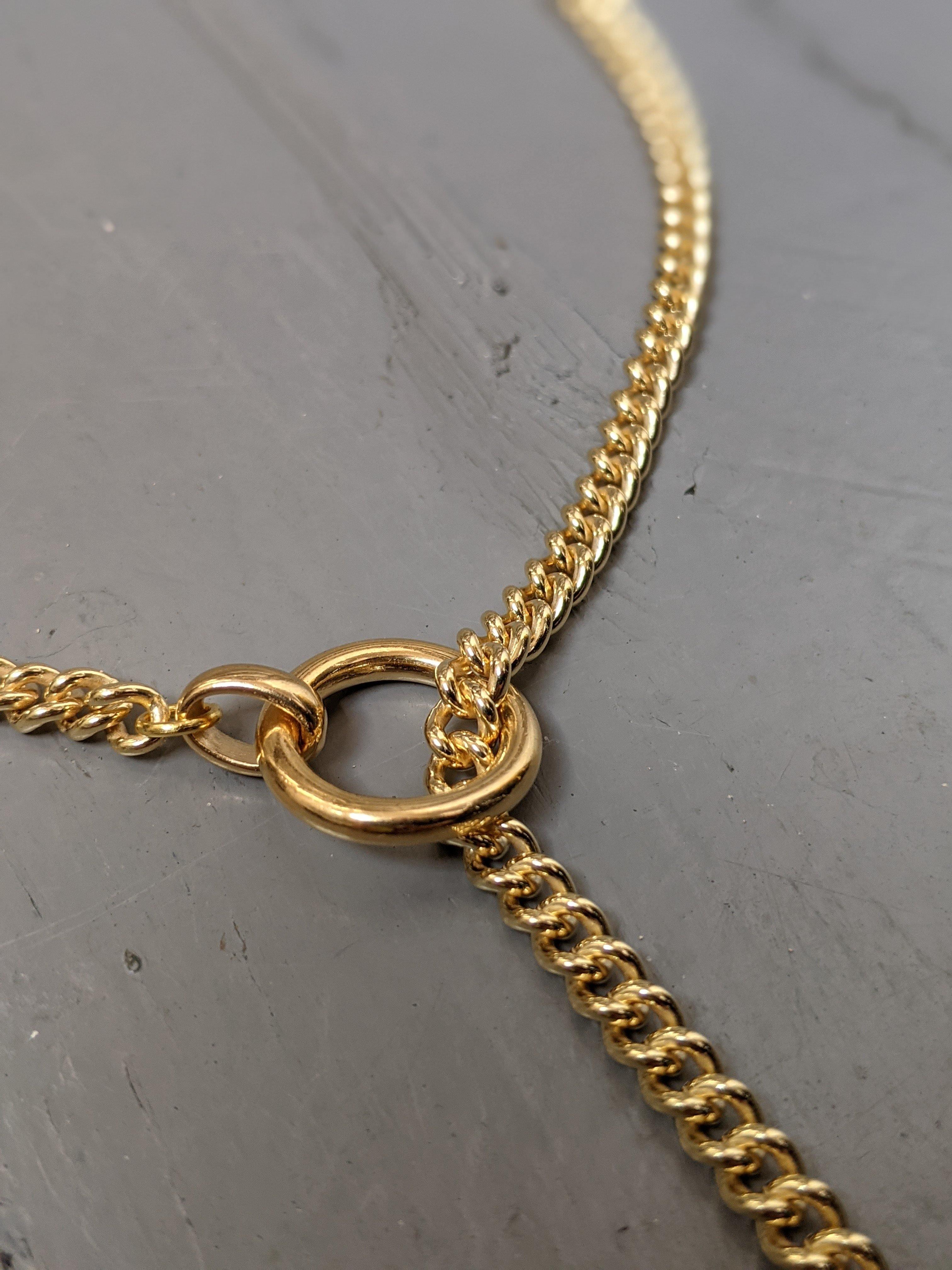 vebet lilos ssl lariat necklace gold-