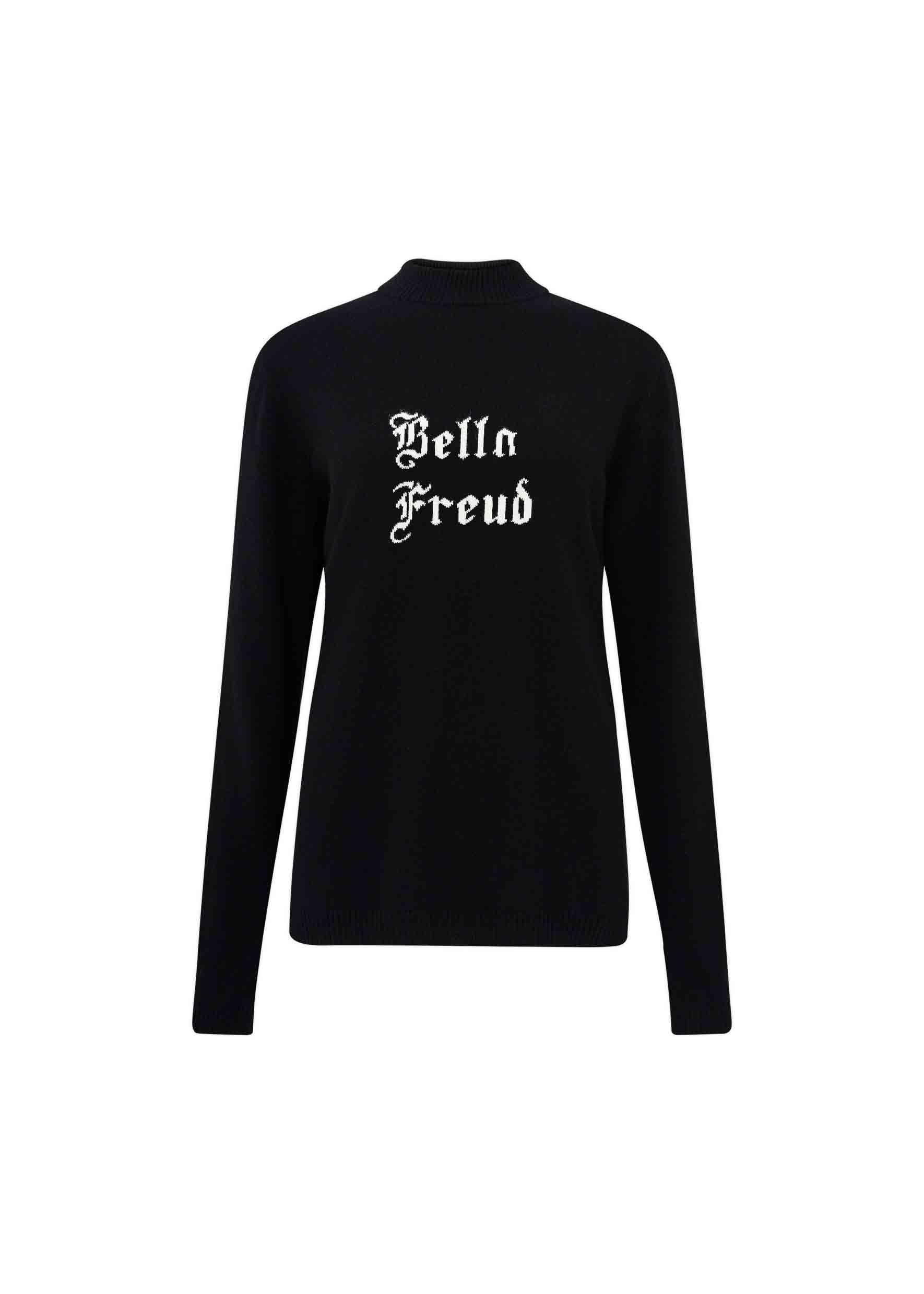 Bella Freud - Gothic Bella Freud Black Cashmere Jumper - 32 The Guild 