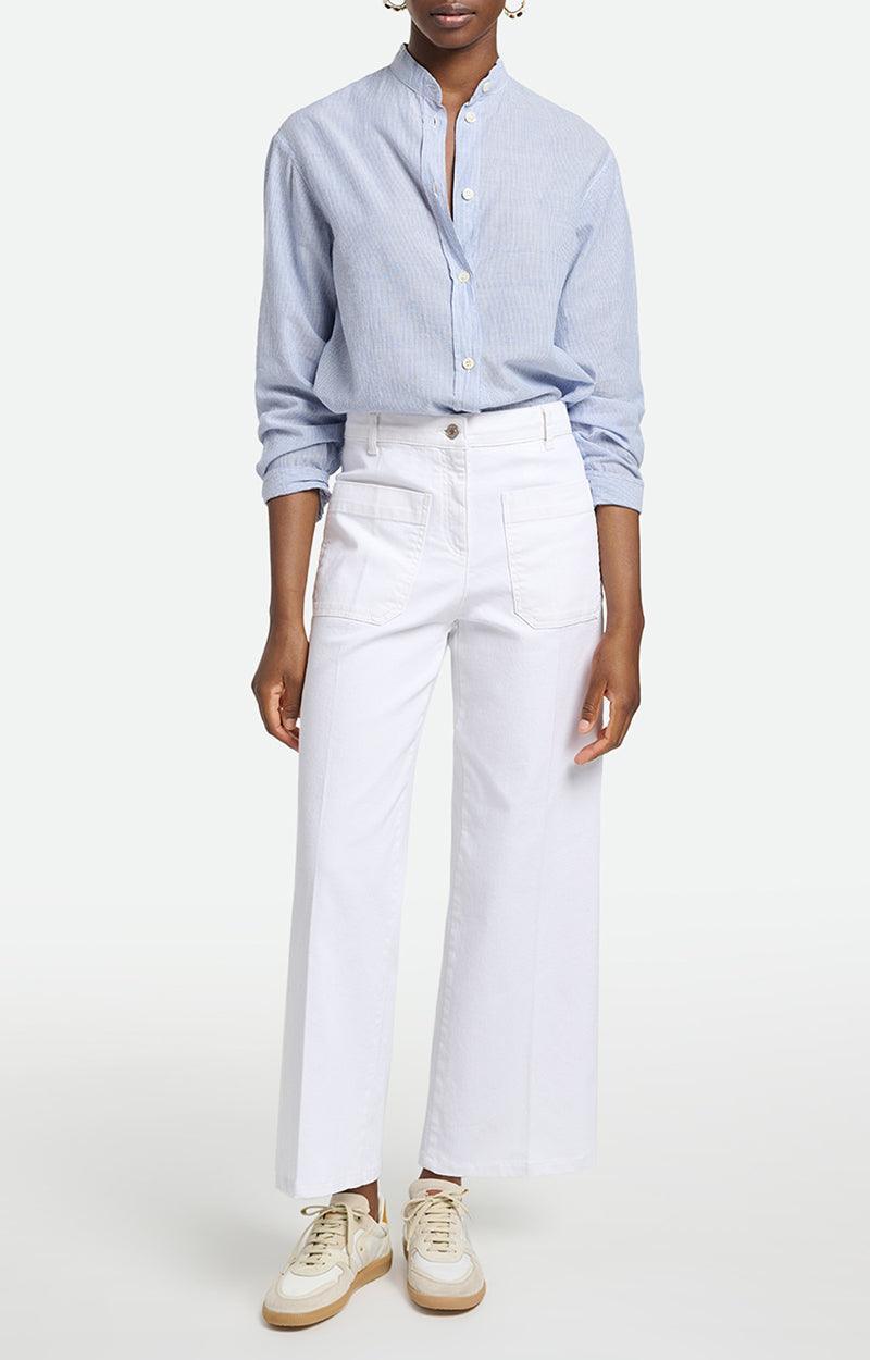 Vanessa Bruno - Helias White Wide Jeans - 32 The Guild 