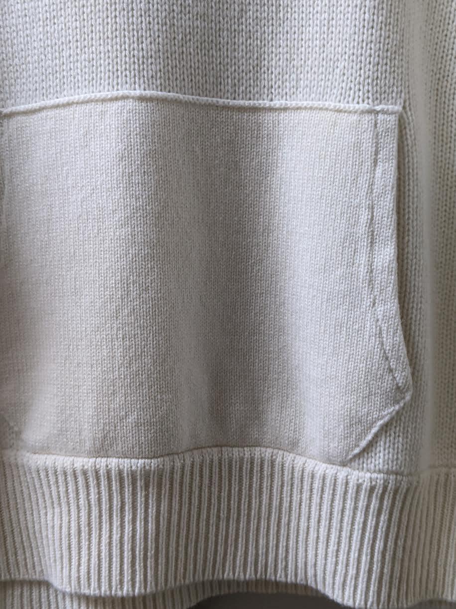 Les Tien - Ivory Cashmere Hooded Knit - 32 The Guild 