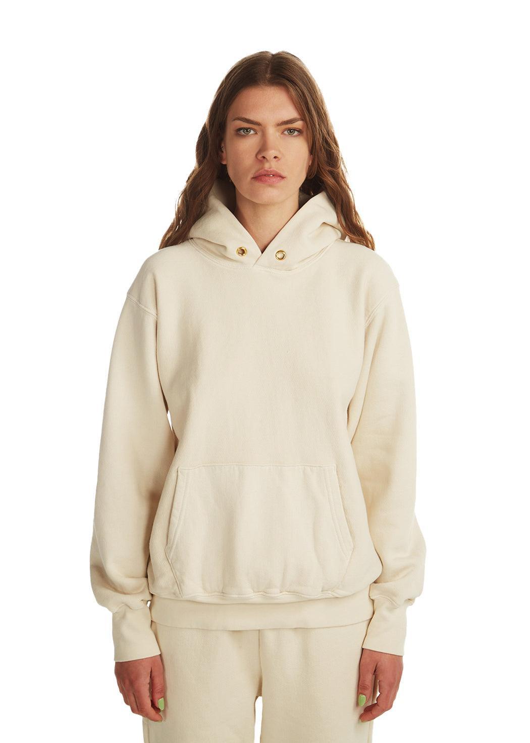 Les Tien - Ivory Hooded Sweatshirt - 32 The Guild 