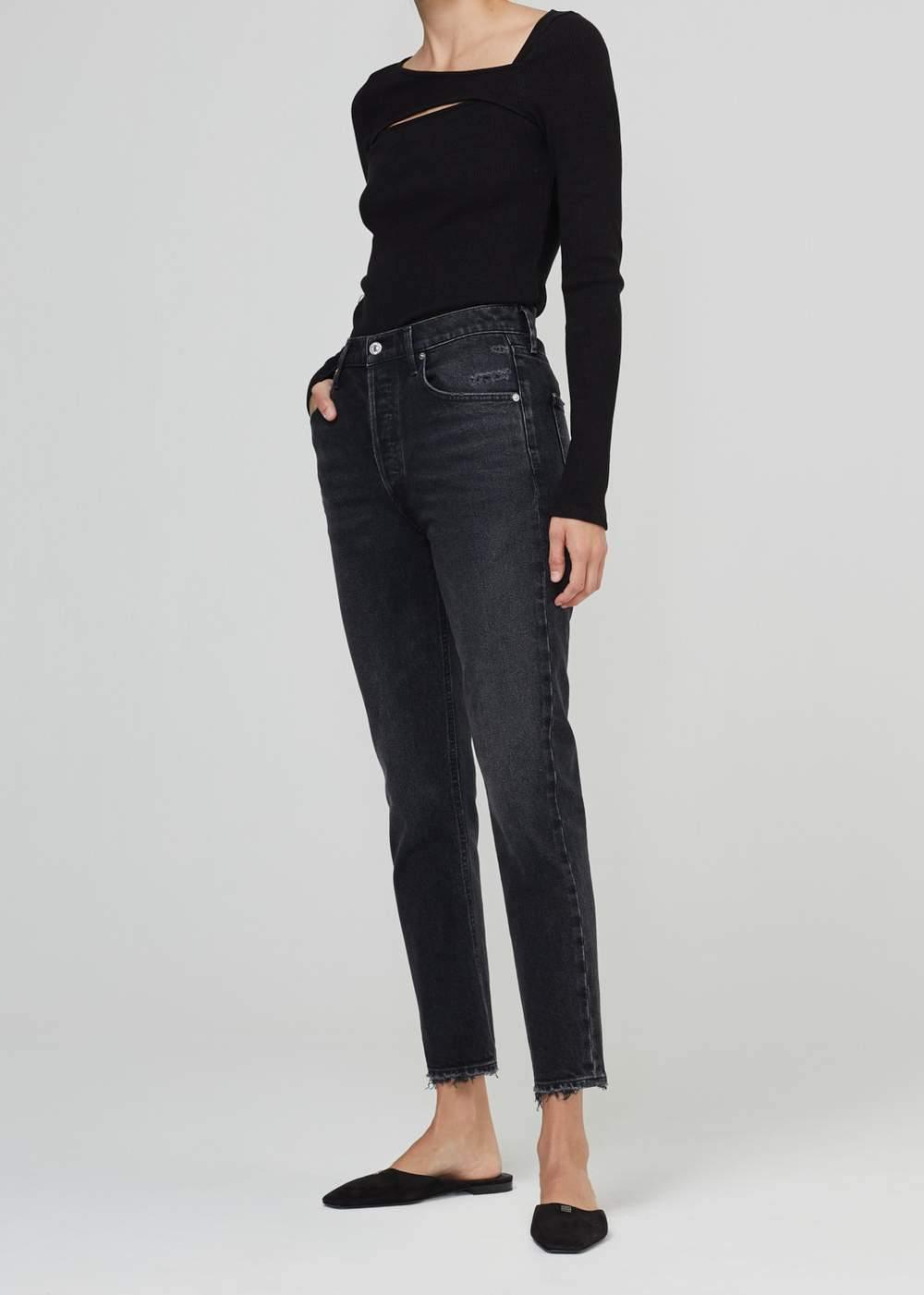Citizens of Humanity - Jolene High-Rise Vintage Slim Stormy Jeans - 32 The Guild 