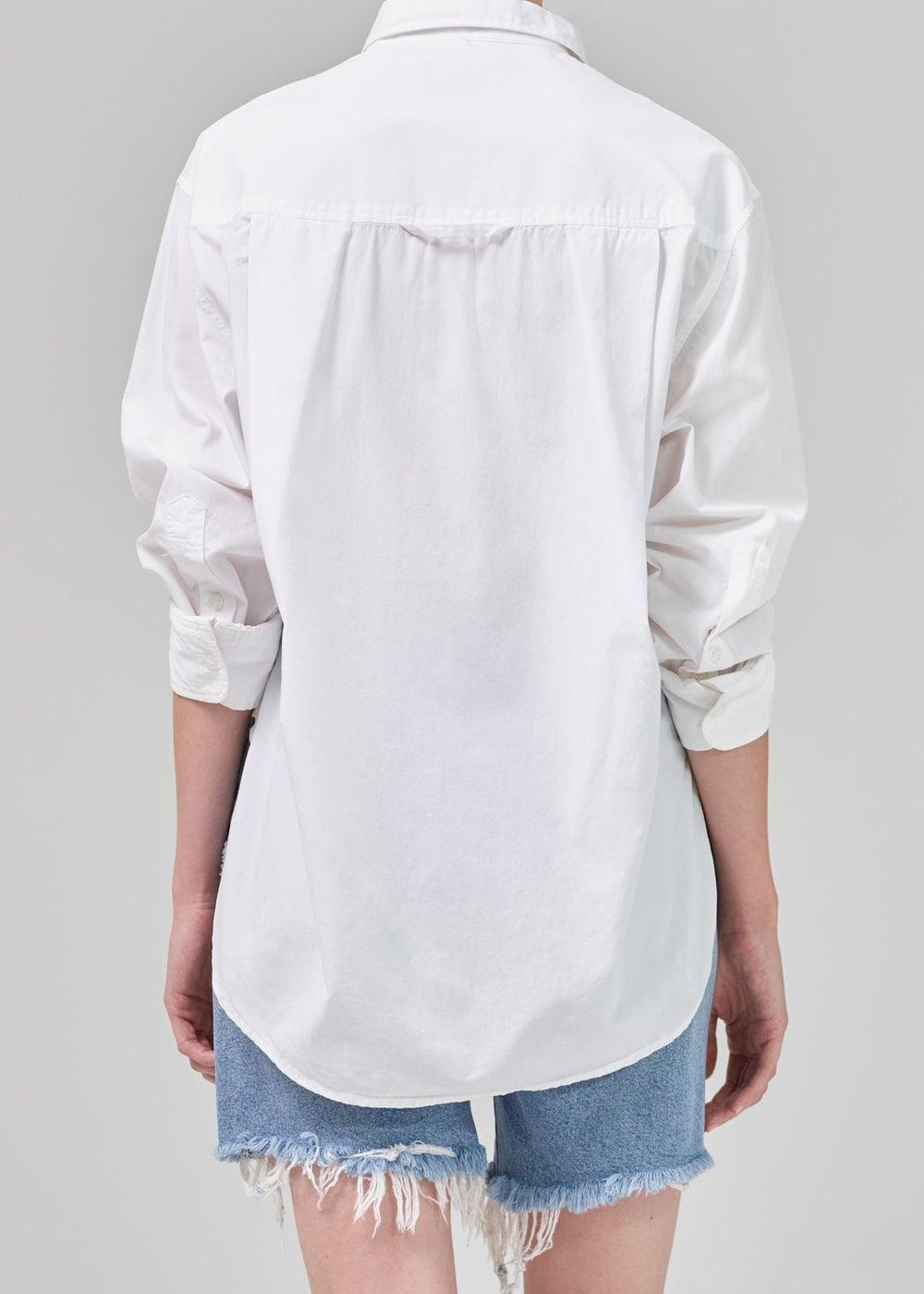 Citizens of Humanity - Kayla White Optic Oversized Shirt - 32 The Guild 