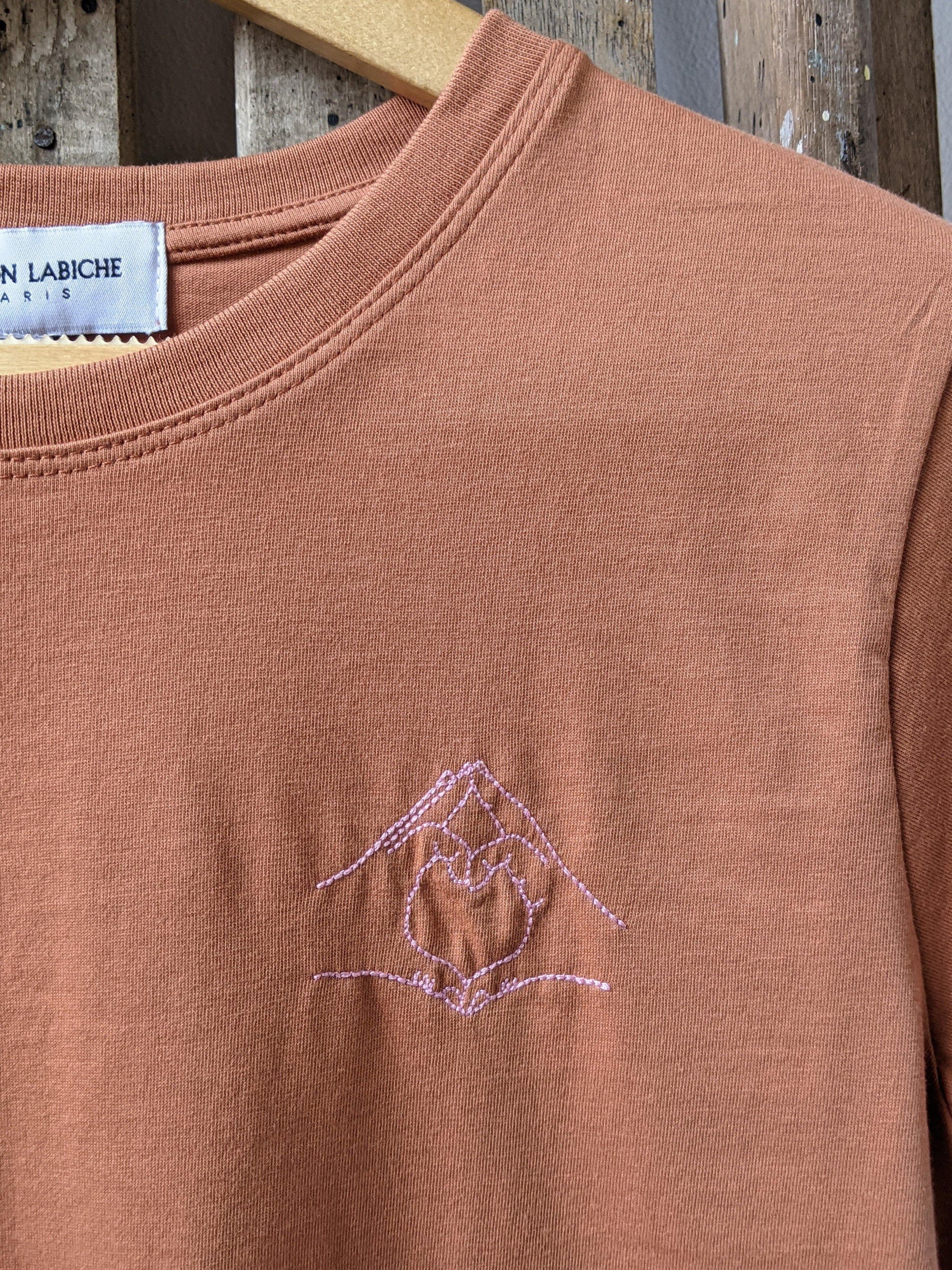 Maison La Biche - Love Hands Saffron T-Shirt - 32 The Guild 