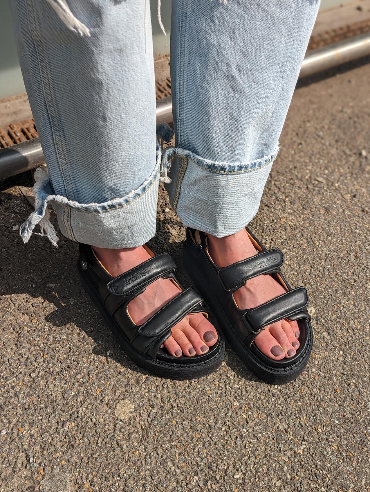 Velcro discount dad sandals