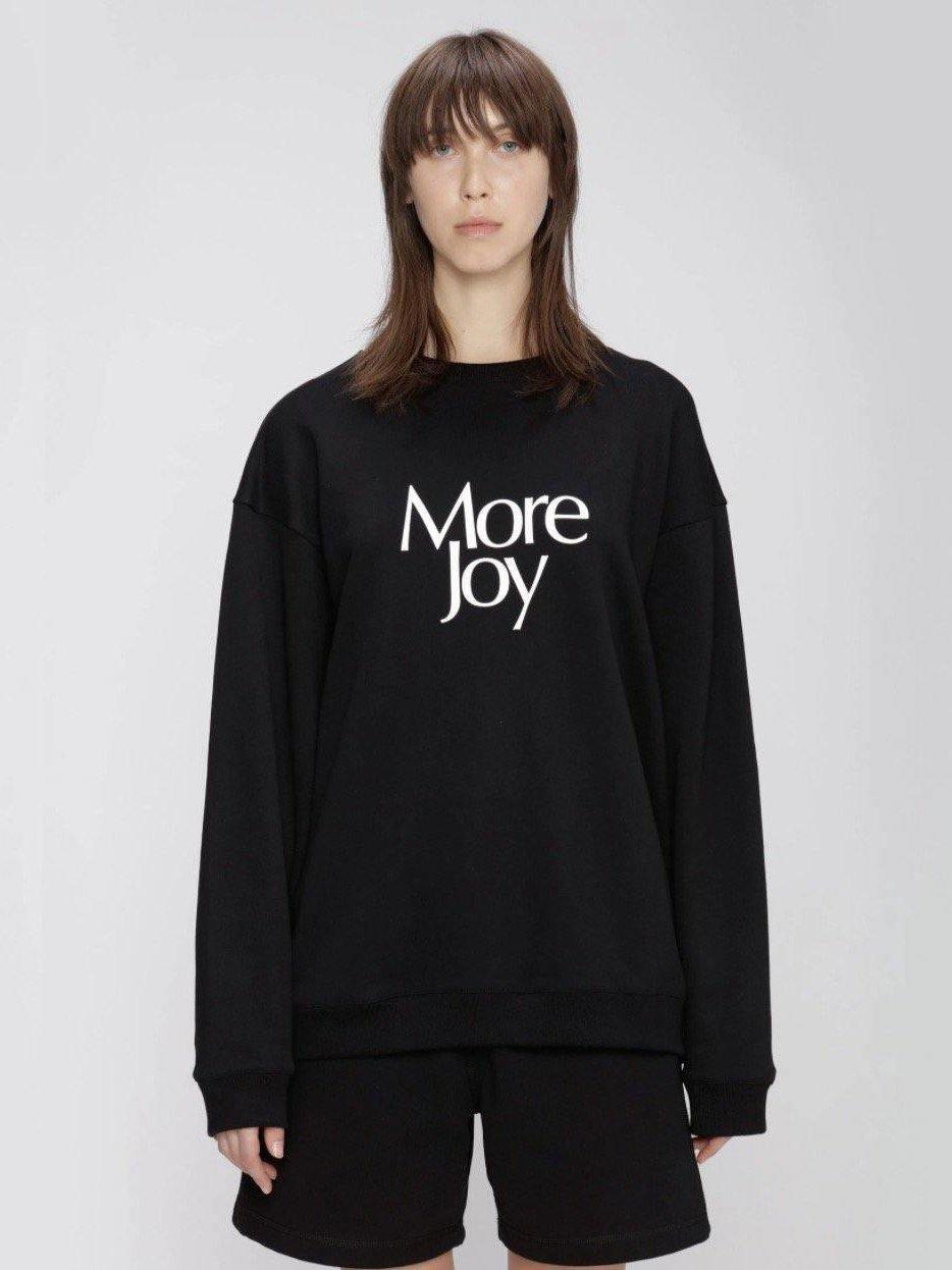 More Joy - Christopher Kane - More Joy Black Oversized Sweatshirt - 32 The Guild 