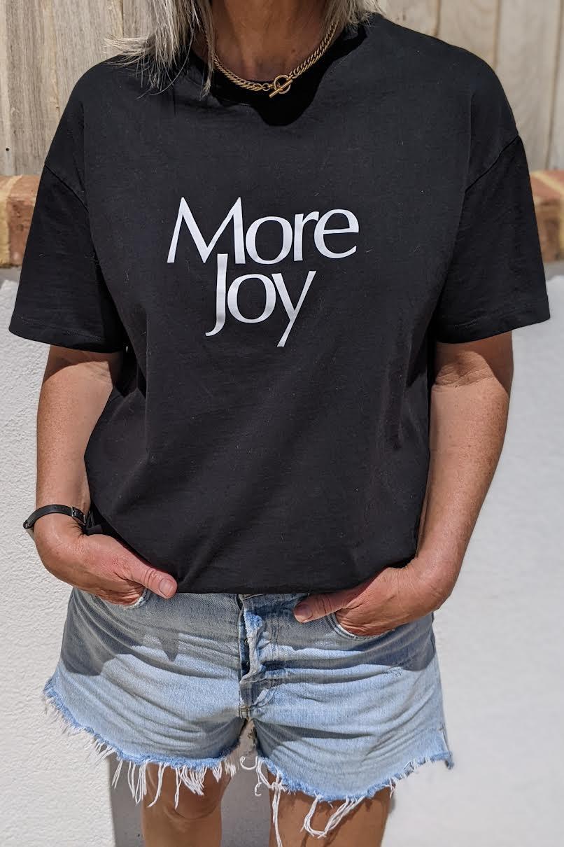 More Joy - Christopher Kane - More Joy Black T-Shirt - 32 The Guild 