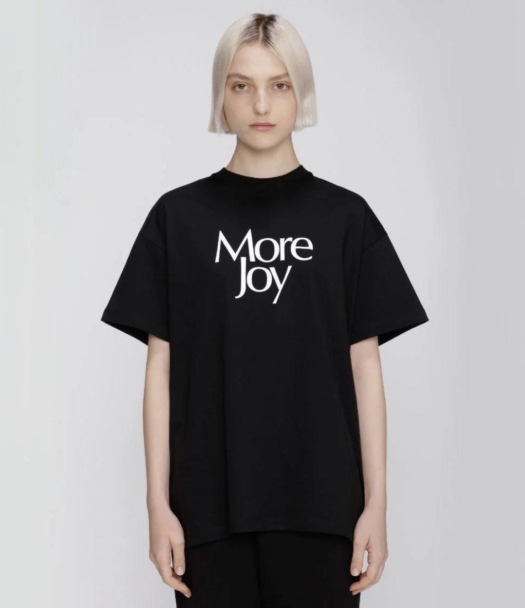 christopher kane more joy black t-shirt
