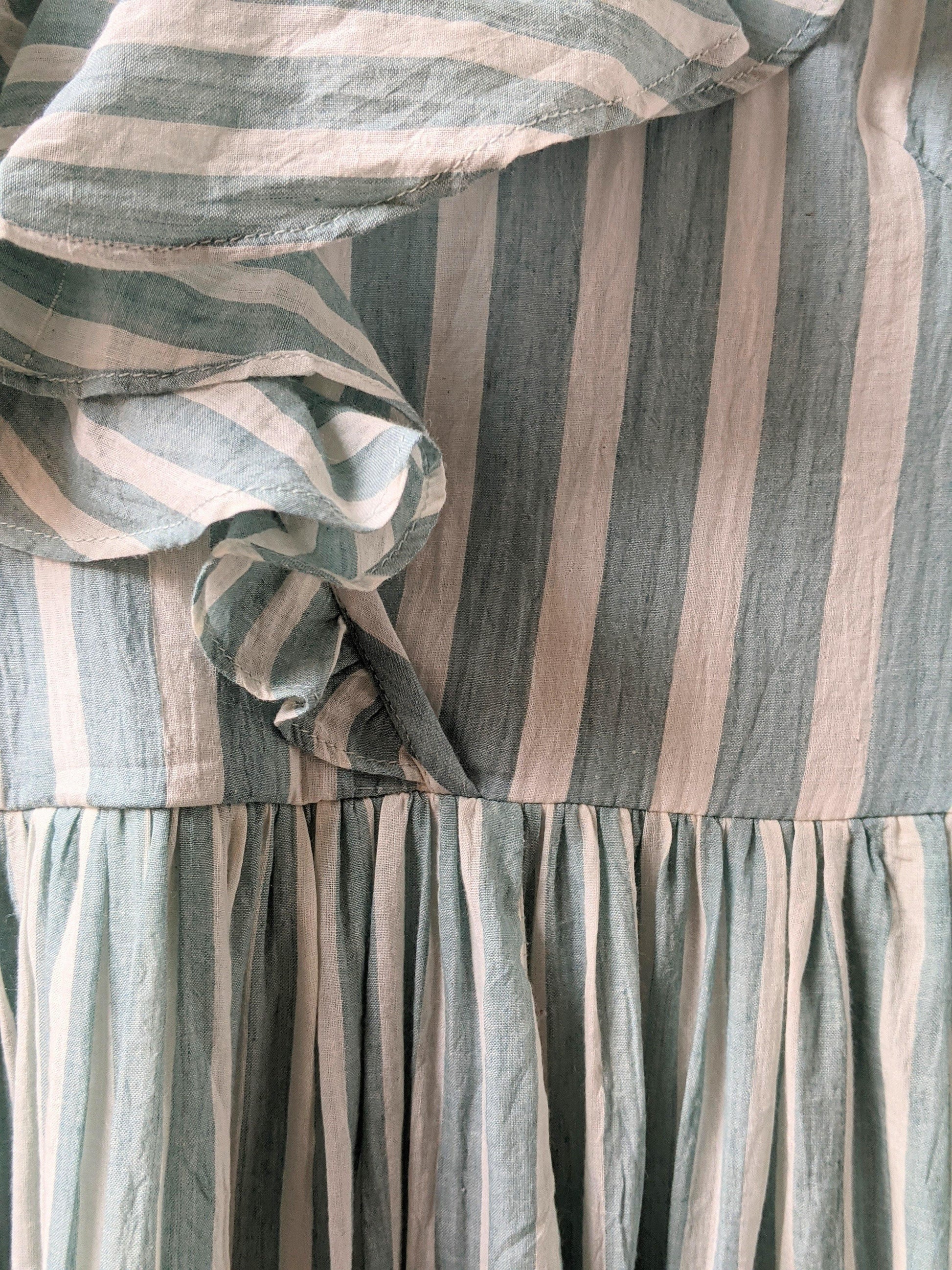 pink city prints ocean stripe rio dress