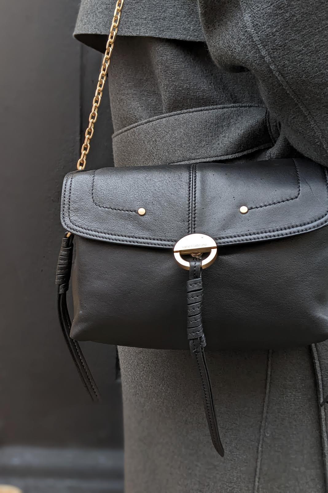 Vanessa Bruno - Black Leather Clutch Bag - 32 The Guild 