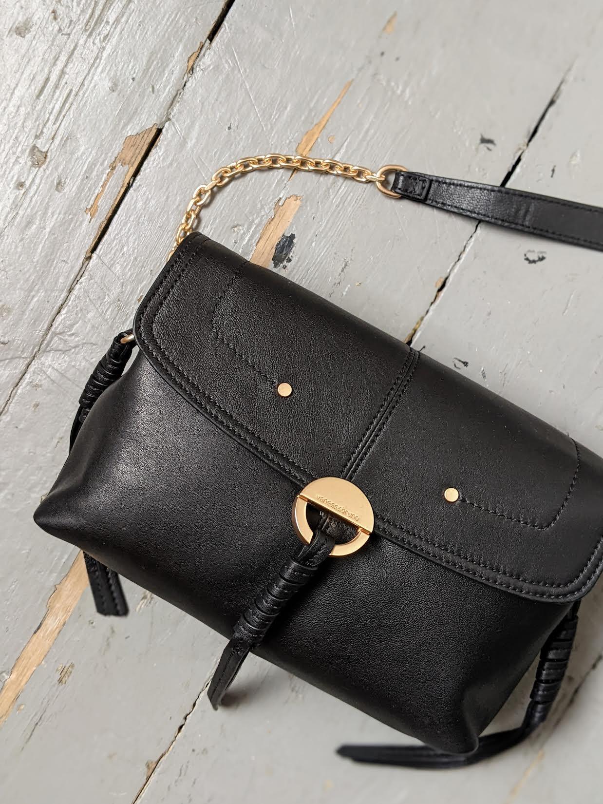 Vanessa Bruno - Black Leather Clutch Bag - 32 The Guild 