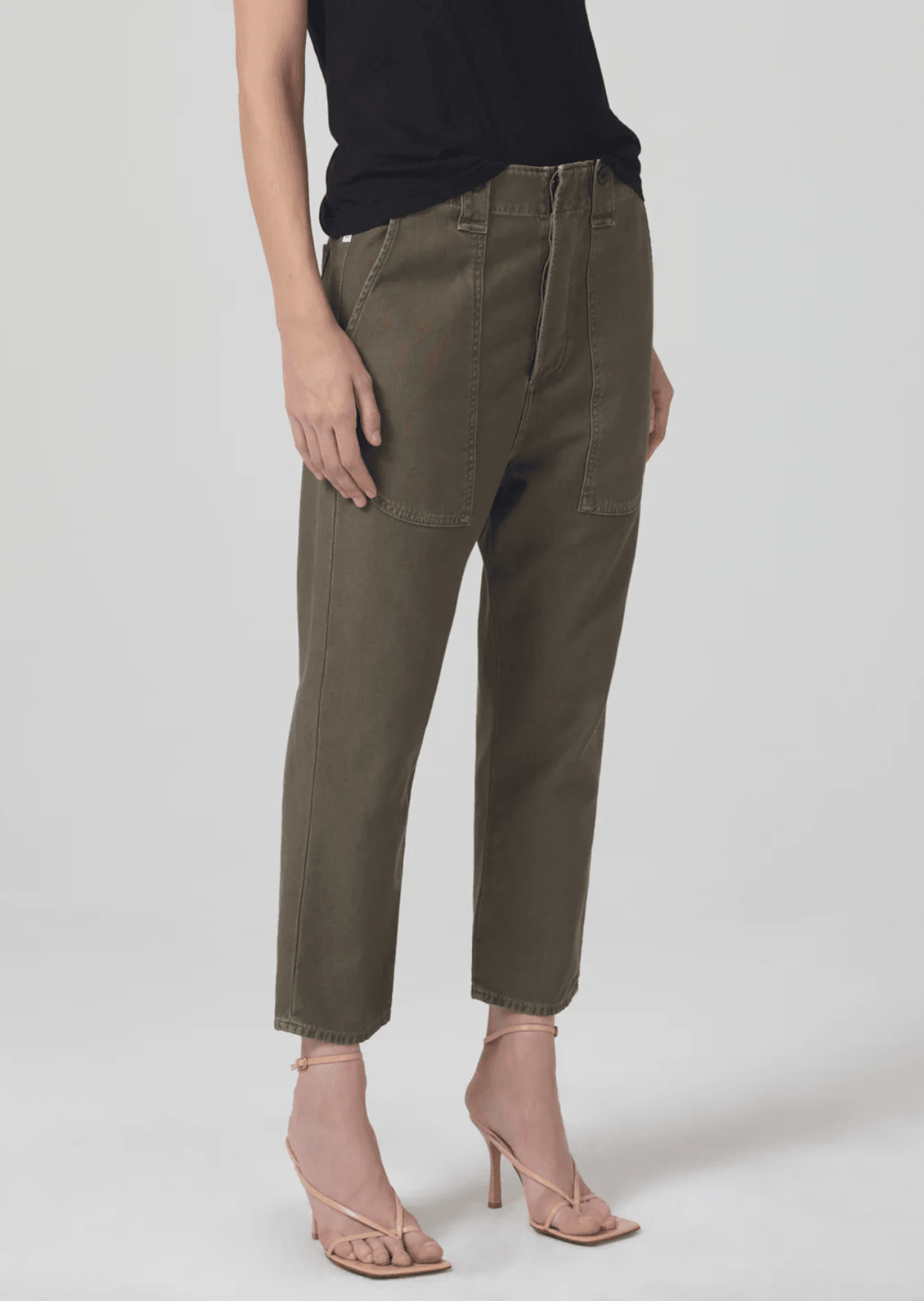 Citizens of Humanity - Pony Boy Khaki Utility Trousers - 32 The Guild 